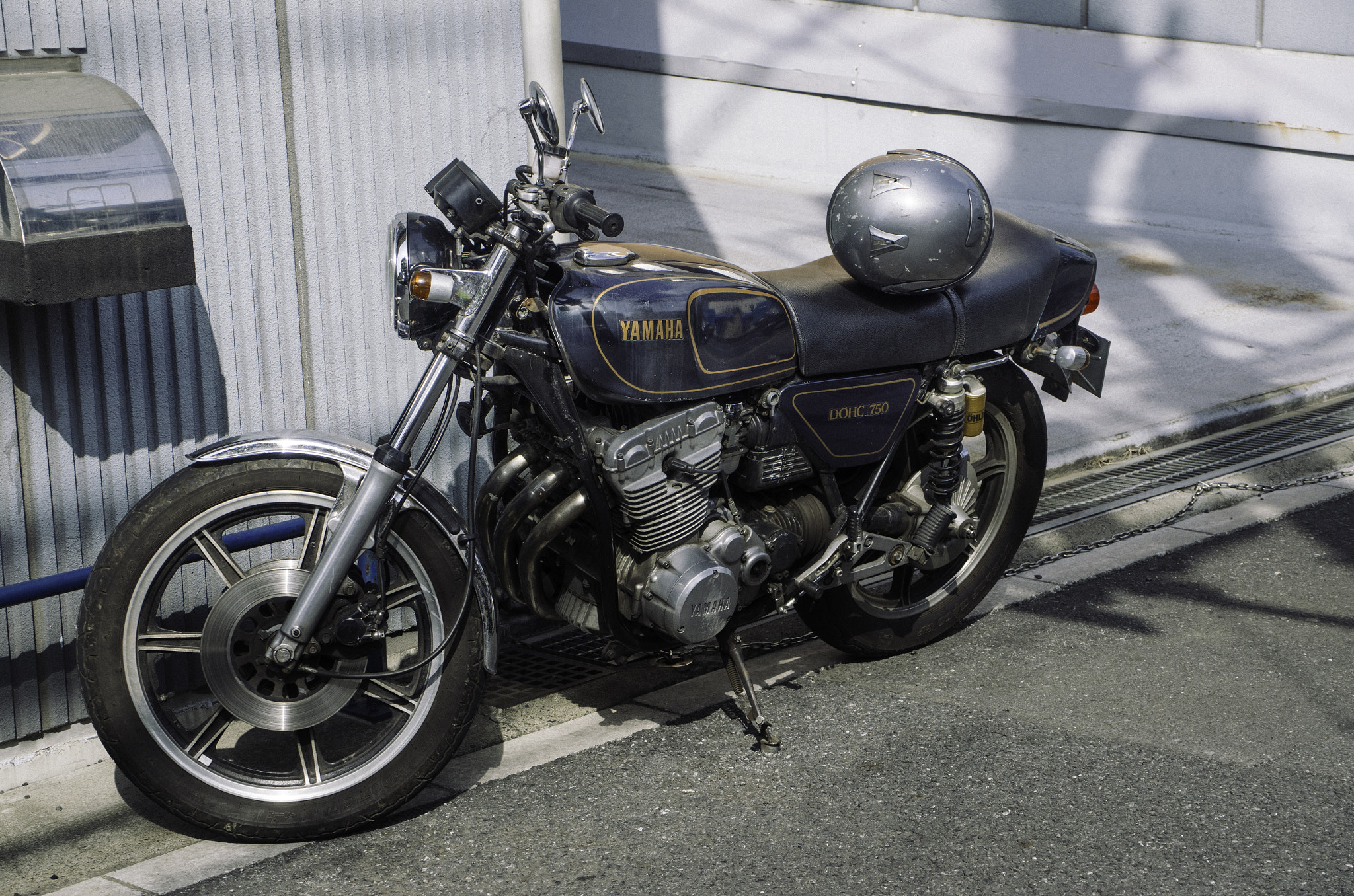Ricoh GXR A16 sample photo. Yamaha gx750(exported as xs750) 1976, tokyo photography