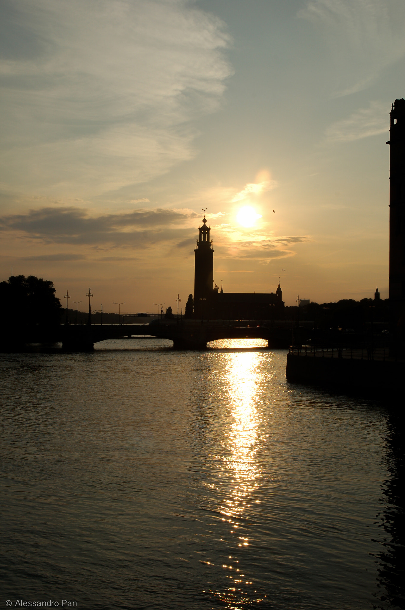 Nikon D50 sample photo. Sunset in stockholm photography