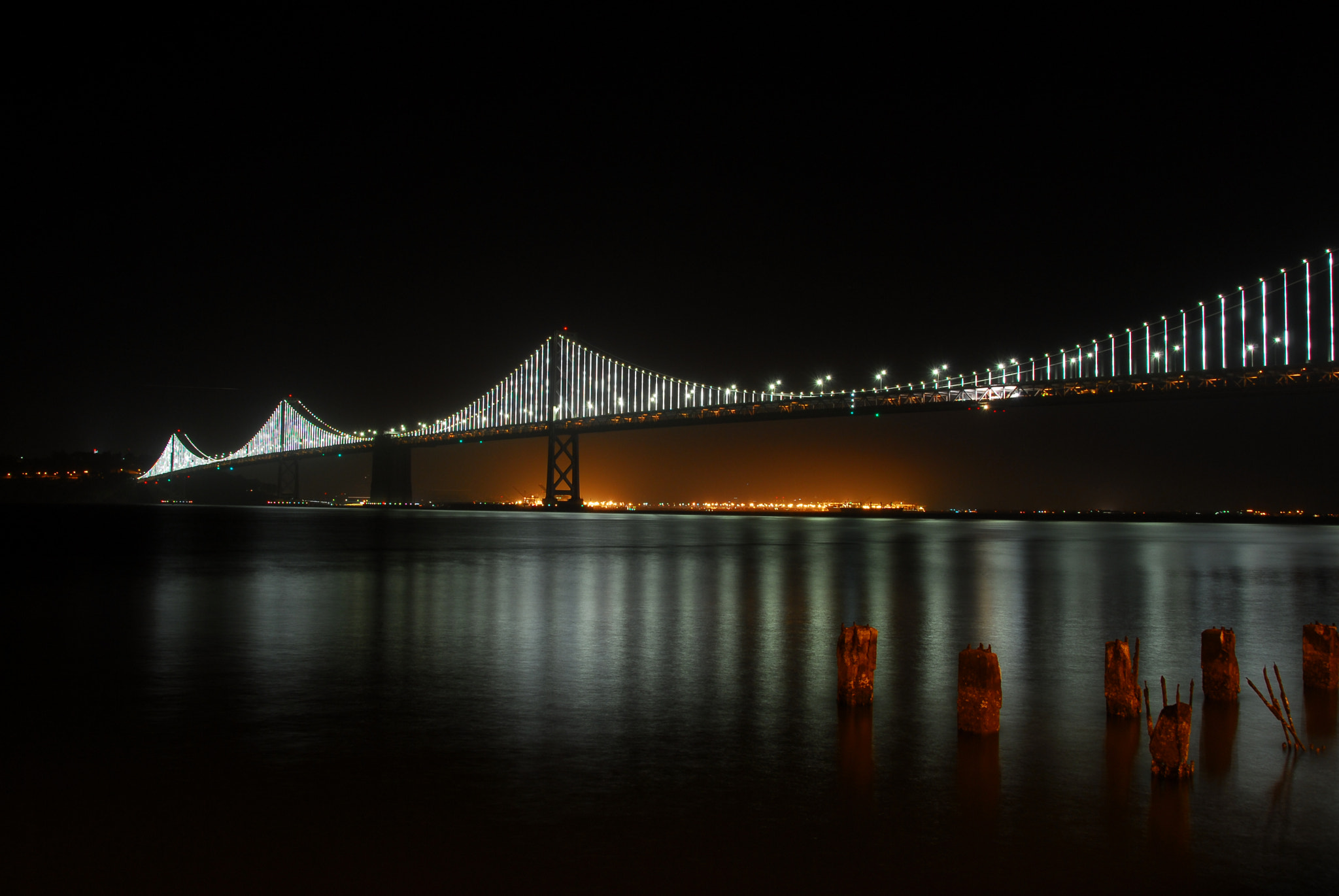Nikon D200 sample photo. Bay bridge photography