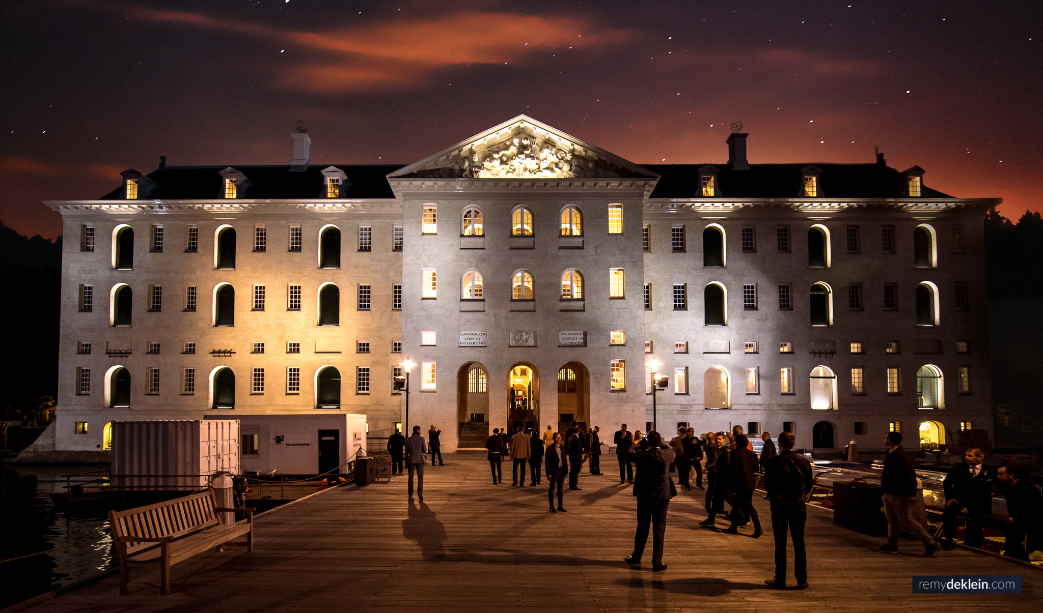 Canon EF 16-35mm F4L IS USM sample photo. The national maritime museum @ night photography
