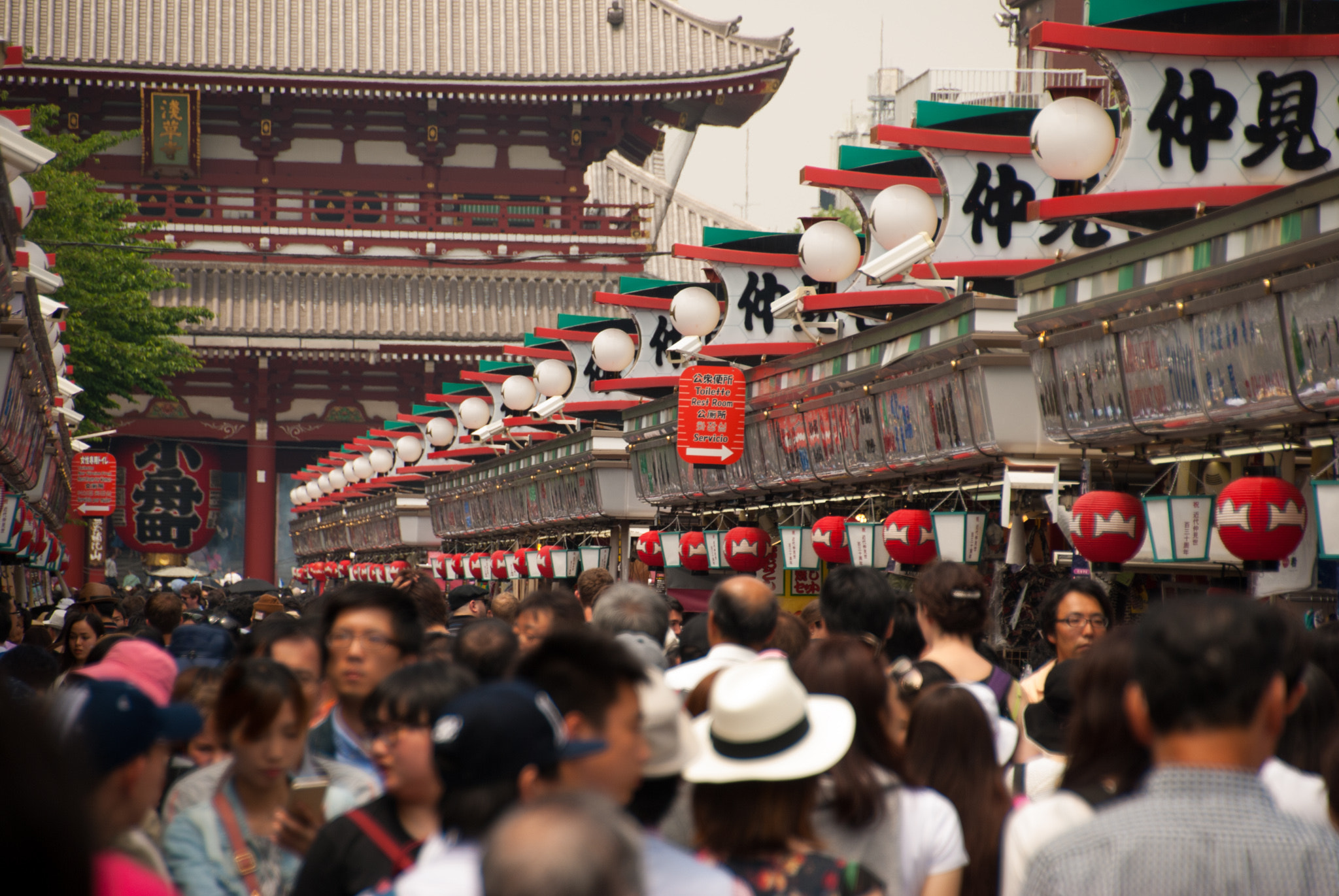 Nikon D60 sample photo. Senso-ji temple photography