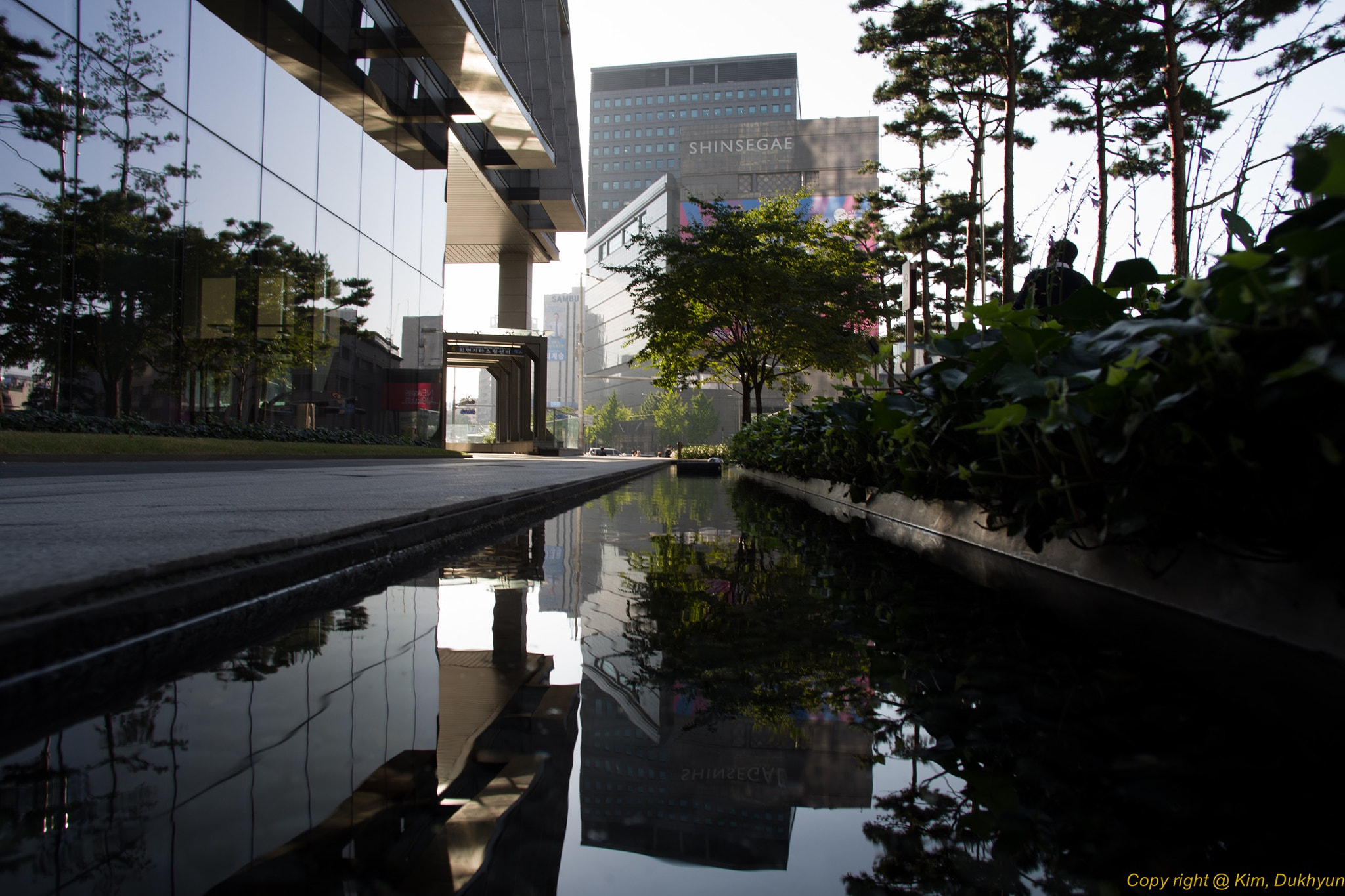 Pentax smc DA 14mm F2.8 ED (IF) sample photo. City reflection photography