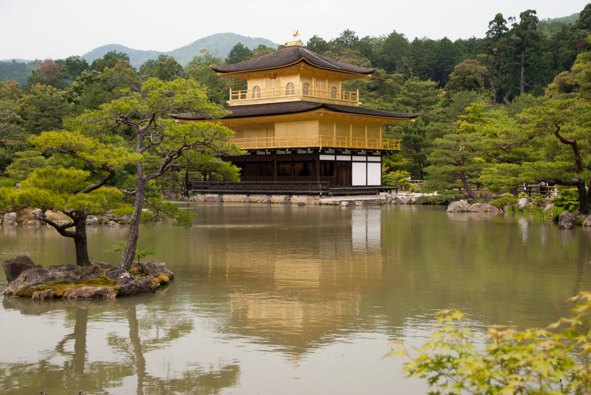 Nikon D60 + Tamron 18-270mm F3.5-6.3 Di II VC PZD sample photo. Kinkaku-ji temple in kyoto, aka "the golden temple" photography