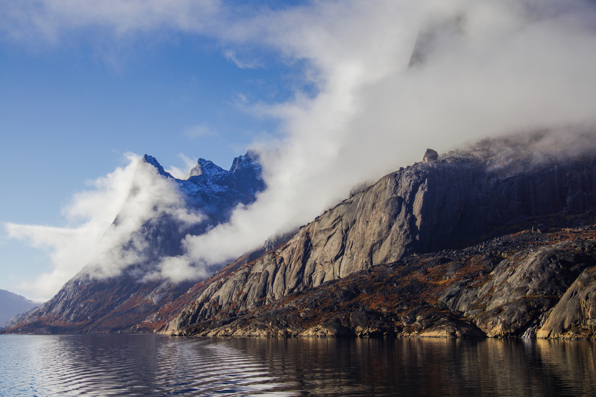 Canon EF-S 17-85mm F4-5.6 IS USM sample photo. Prins christians sund greenland photography