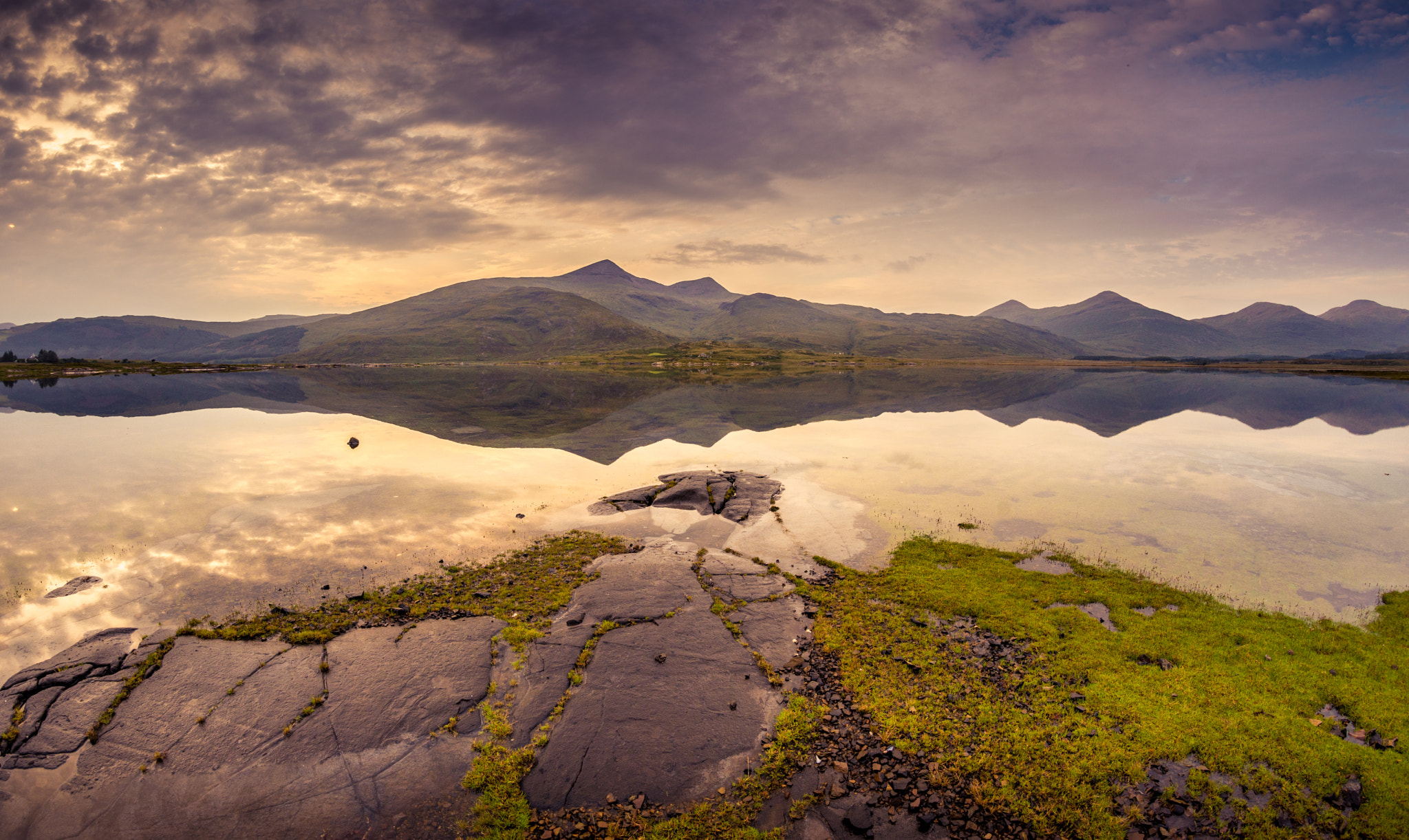 Samyang 12mm F2.8 ED AS NCS Fisheye sample photo. Isle of mull reflections photography
