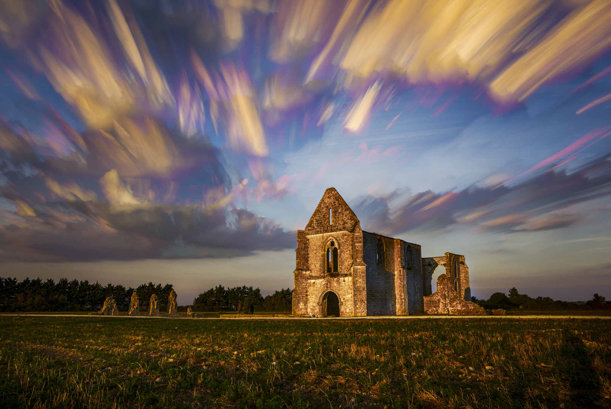 Samyang 14mm F2.8 ED AS IF UMC sample photo. Abbaye des chateliers photography