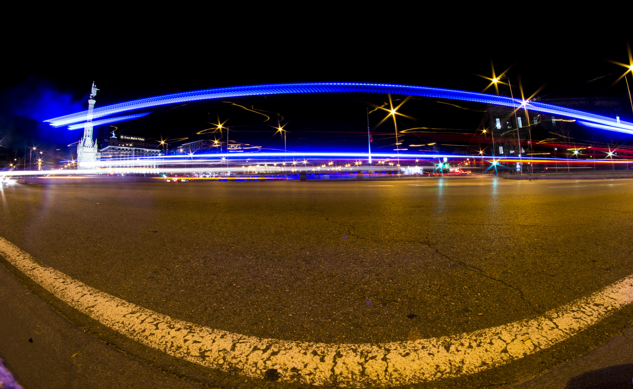 Samyang 8mm F3.5 Aspherical IF MC Fisheye sample photo. Lights photography
