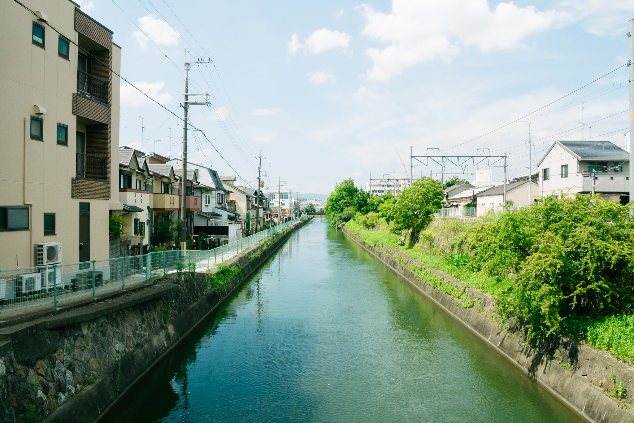 Panasonic Lumix DMC-GM1 sample photo. Small canal in kyoto photography