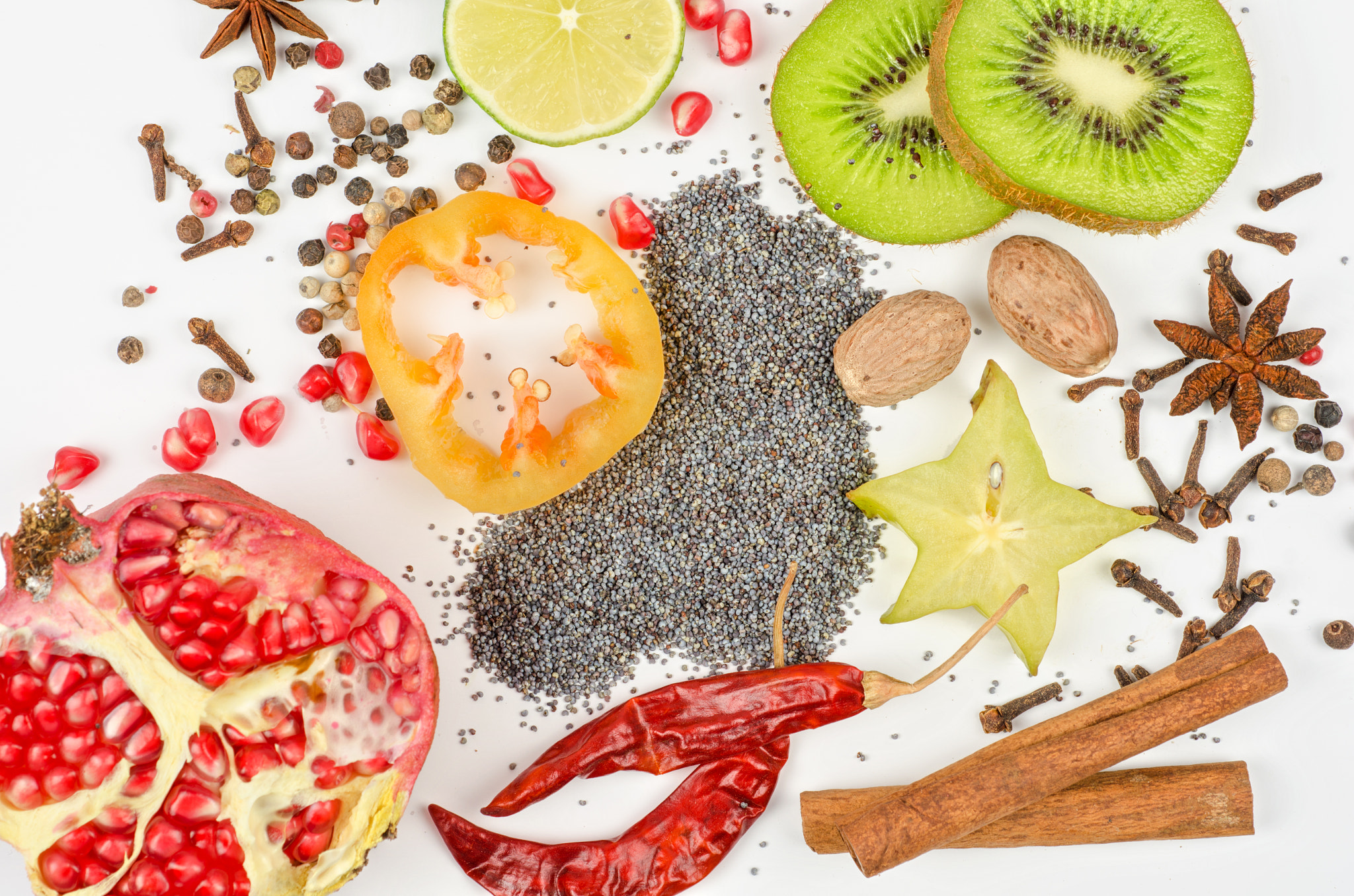 Nikon D7000 + Nikon AF Micro-Nikkor 60mm F2.8D sample photo. Spices photography