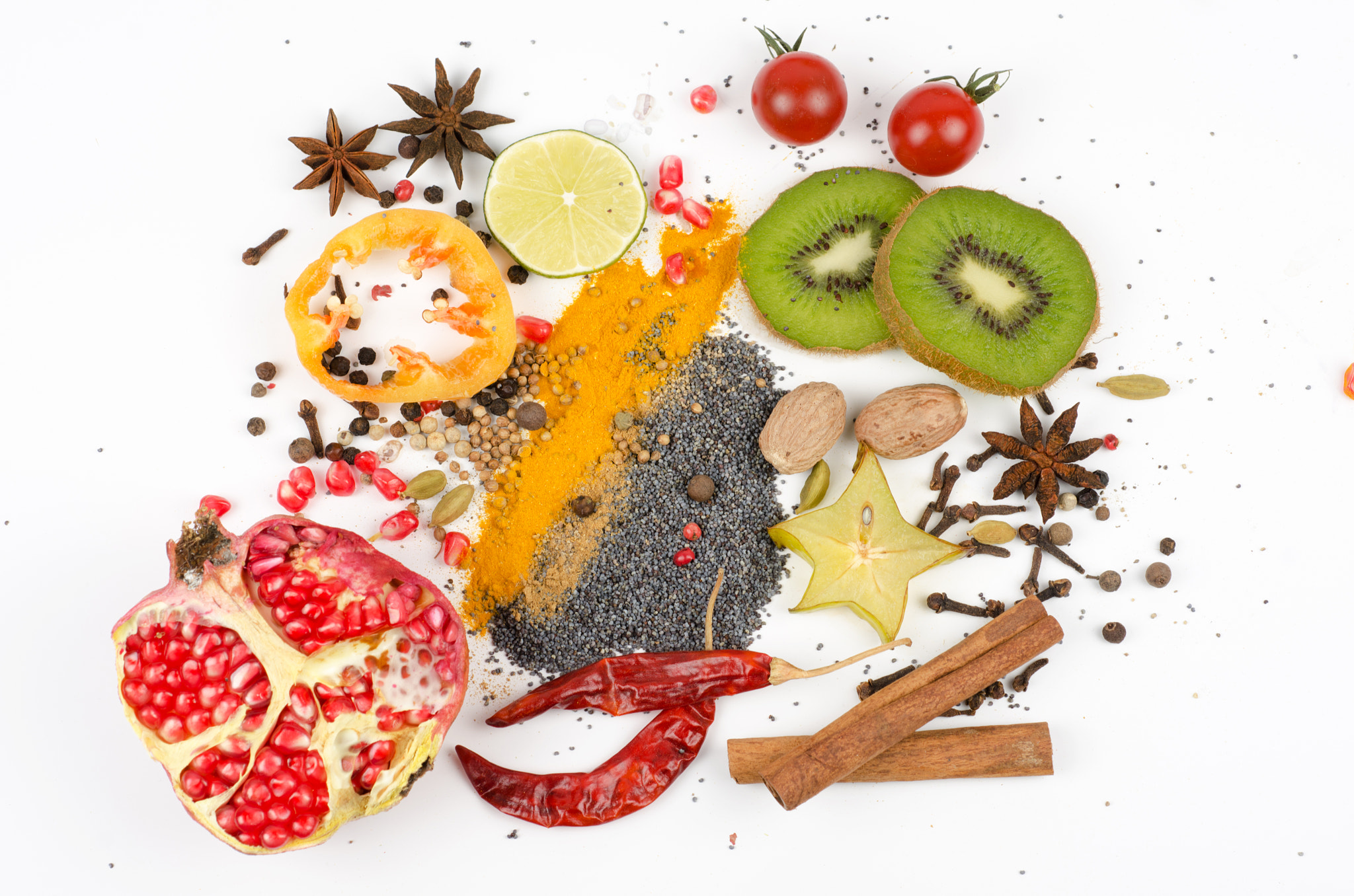 Nikon D7000 + Nikon AF Micro-Nikkor 60mm F2.8D sample photo. Spices photography
