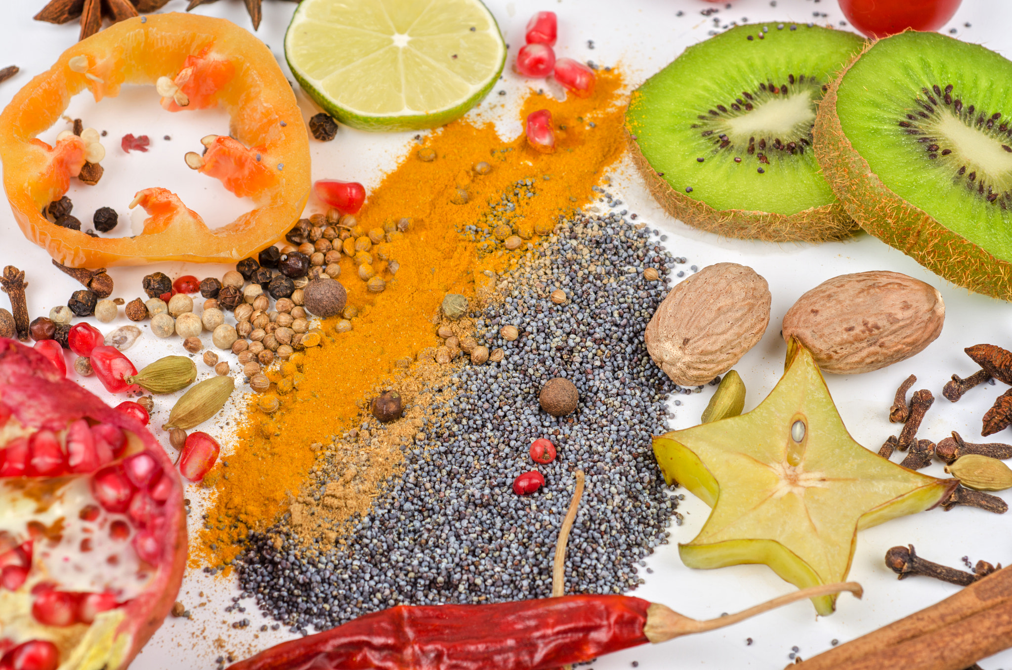 Nikon D7000 + Nikon AF Micro-Nikkor 60mm F2.8D sample photo. Spices photography