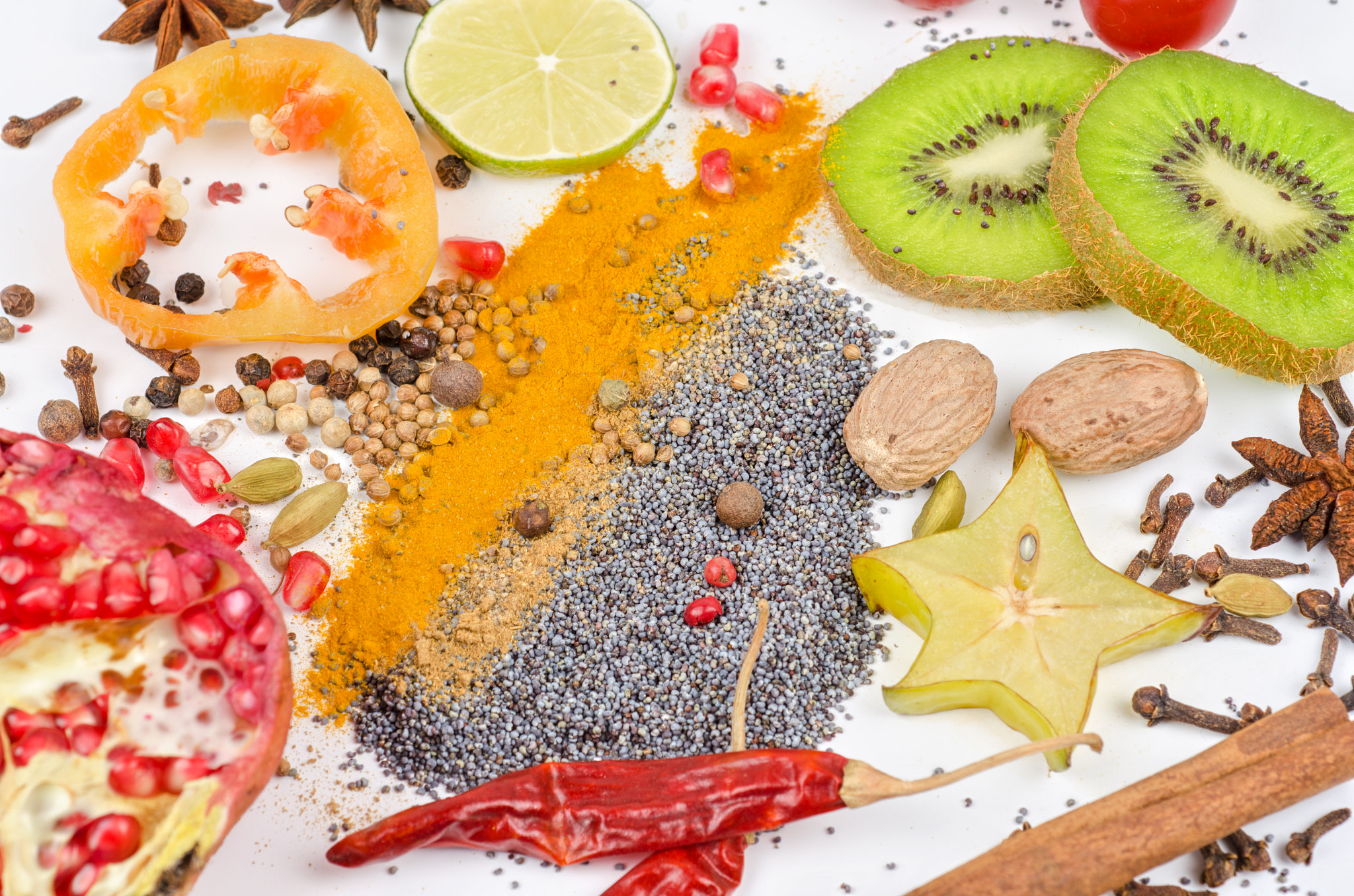 Nikon D7000 + Nikon AF Micro-Nikkor 60mm F2.8D sample photo. Spices photography