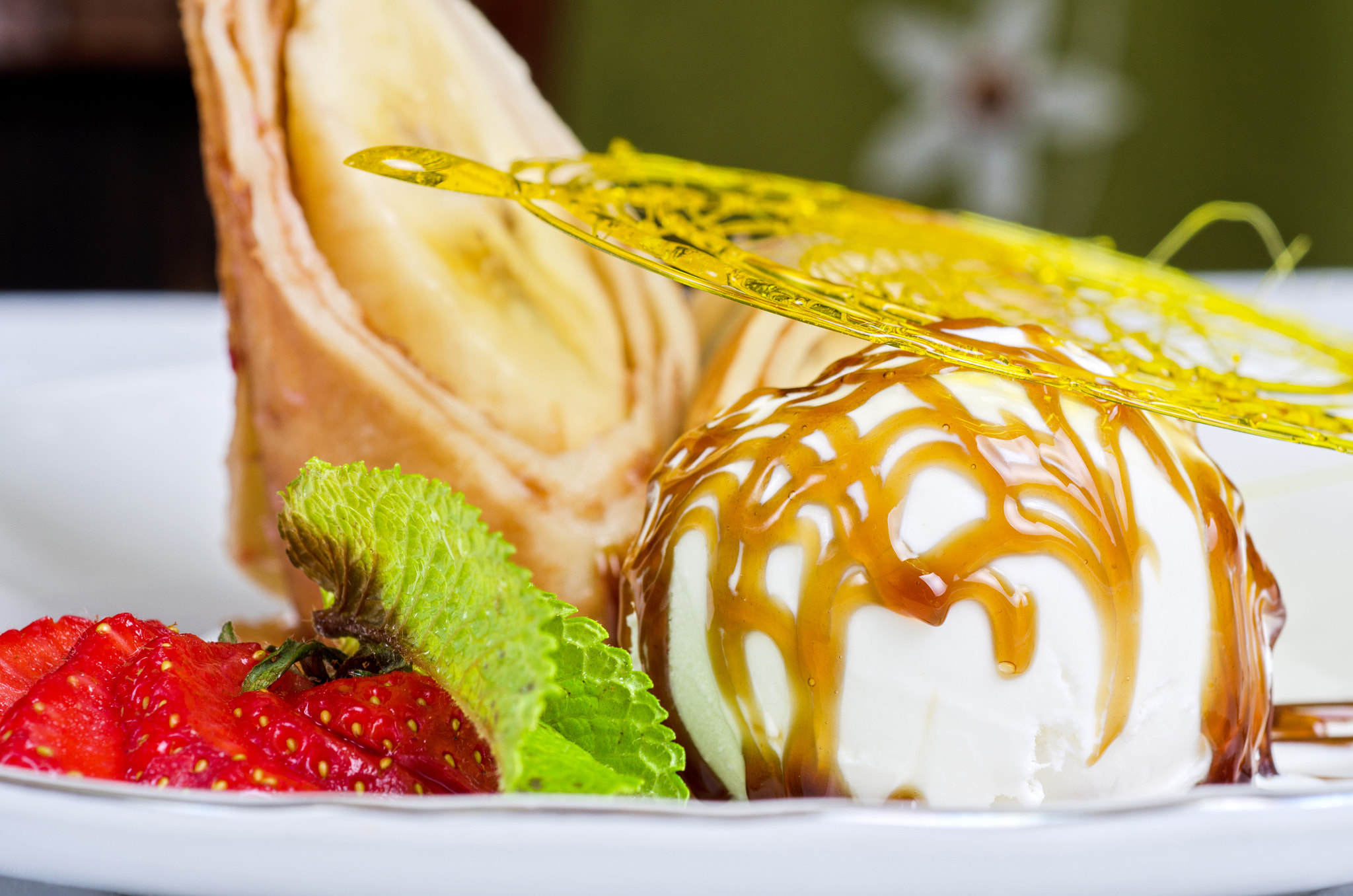 Nikon D7000 + Nikon AF Micro-Nikkor 60mm F2.8D sample photo. Tasty pancake dessert photography