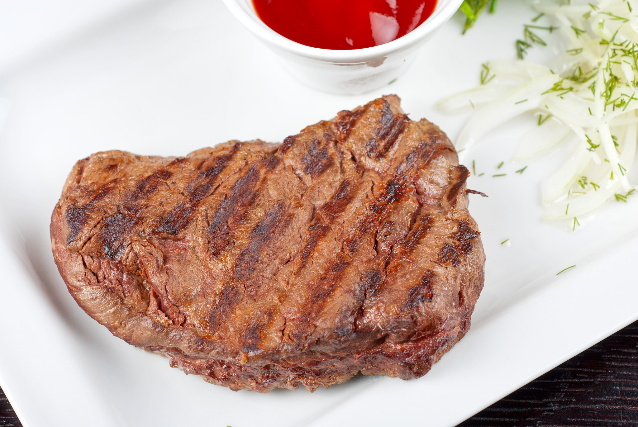 Nikon AF Micro-Nikkor 60mm F2.8D sample photo. Juicy roasted beef steak photography