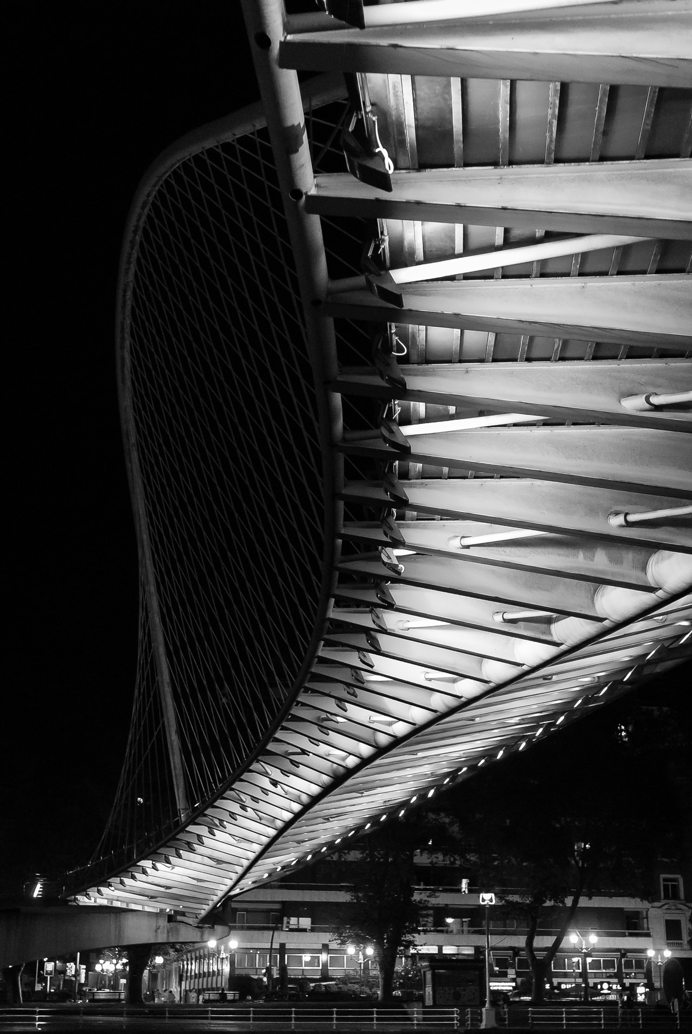 Nikon D3000 sample photo. Pont de zubizuri, bilbao. photography