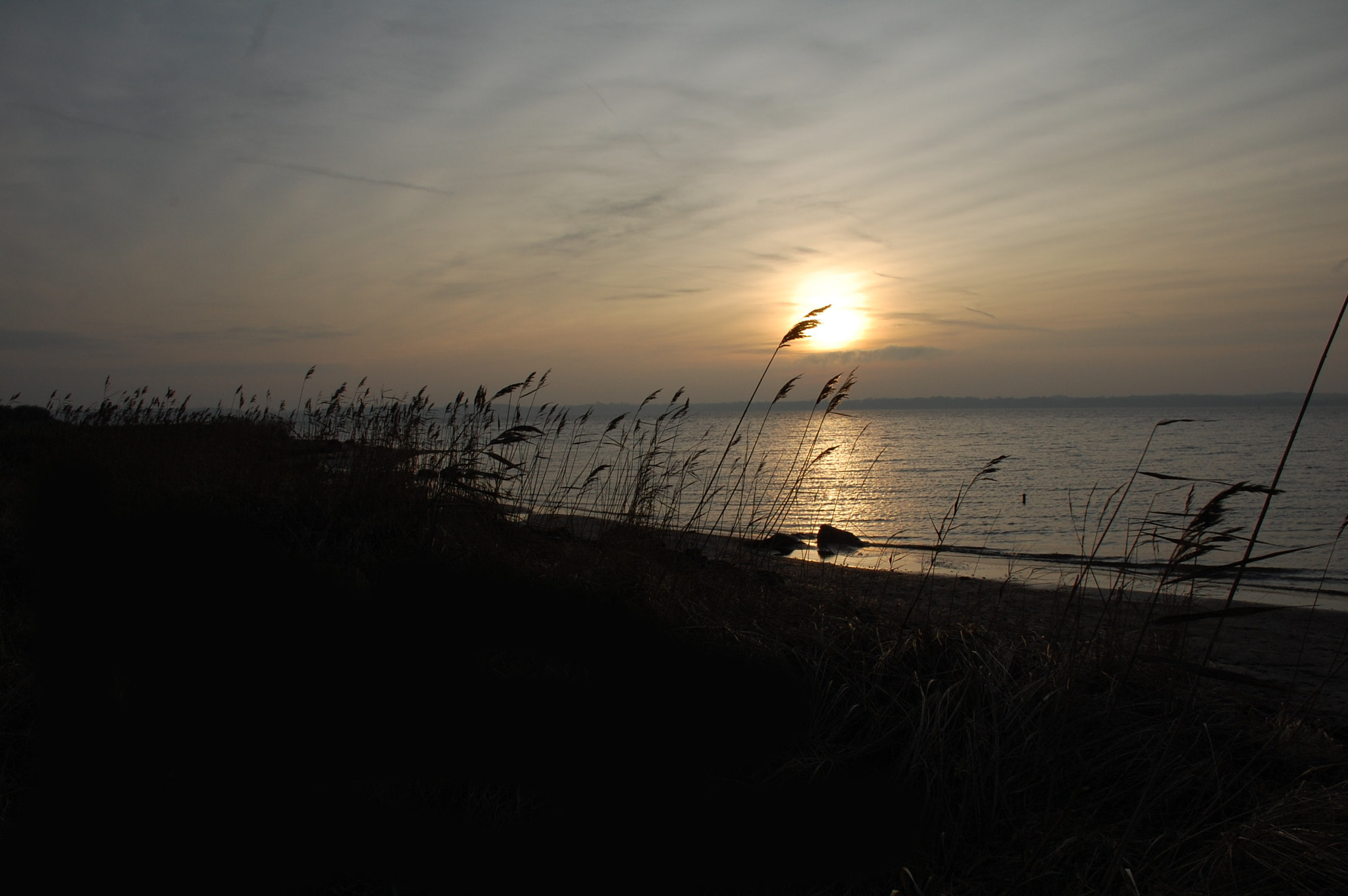 Nikon D40 sample photo. Sunset in denmark photography
