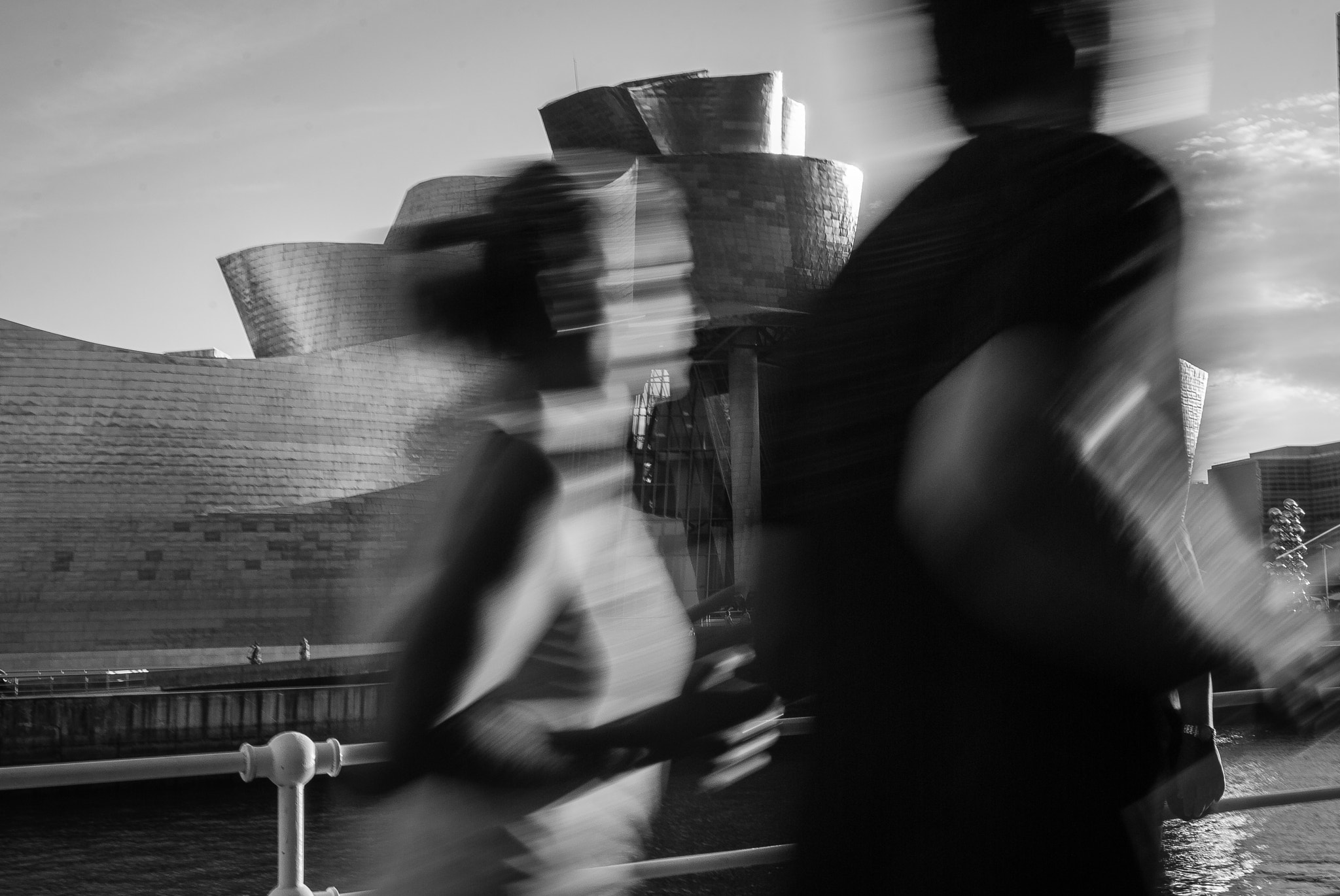 Nikon D3000 sample photo. Guggenheim borrós, bilbao photography