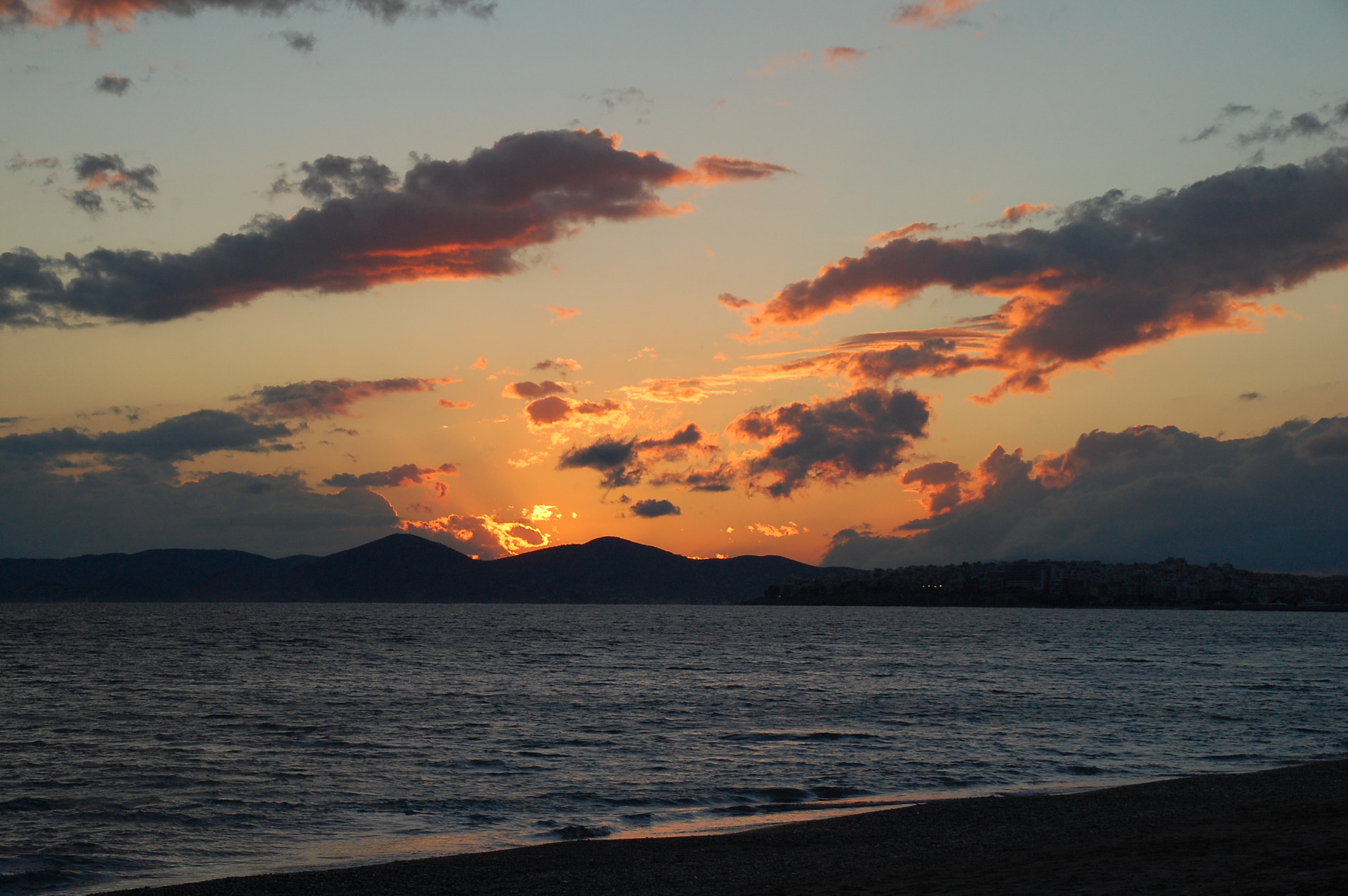 Nikon D40 sample photo. Sunset photography