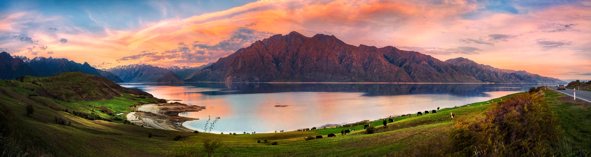 Panasonic Lumix G X Vario 12-35mm F2.8 ASPH Power OIS sample photo. Lake hawea photography