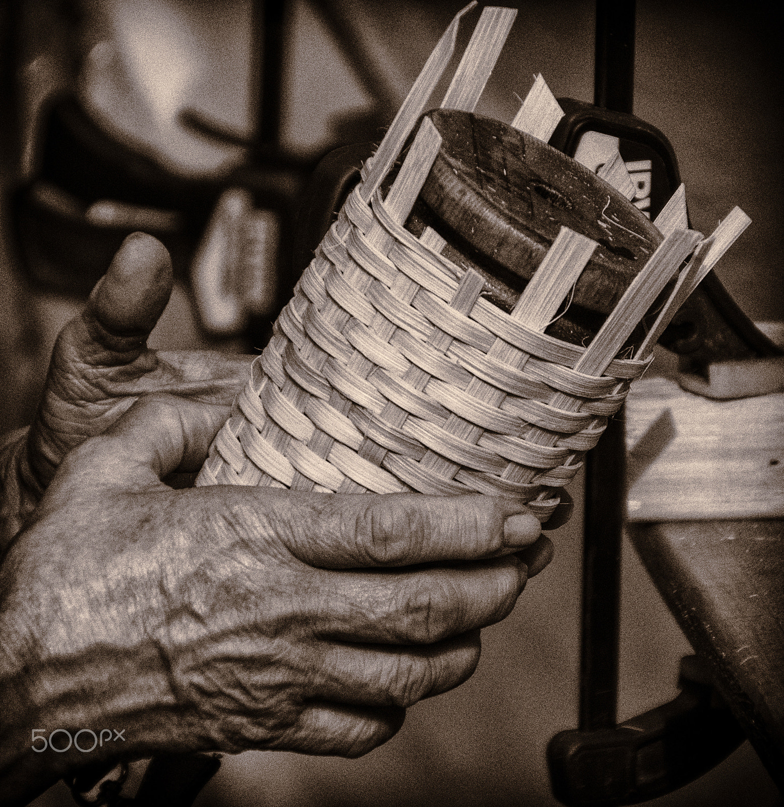 Nikon D300 sample photo. (of )basket weaver photography