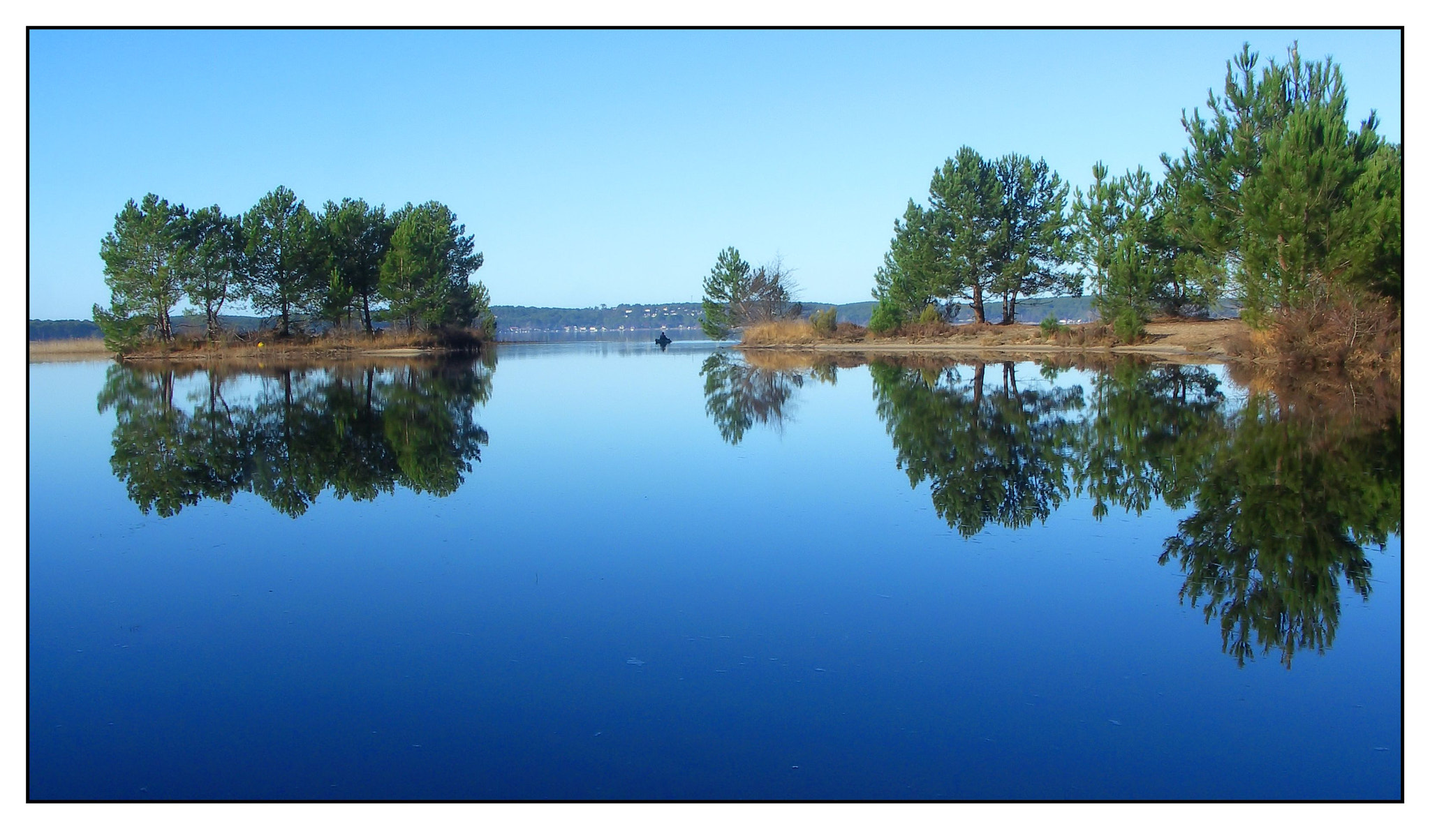 KONICA MINOLTA DiMAGE A200 sample photo. Lacanau lake photography