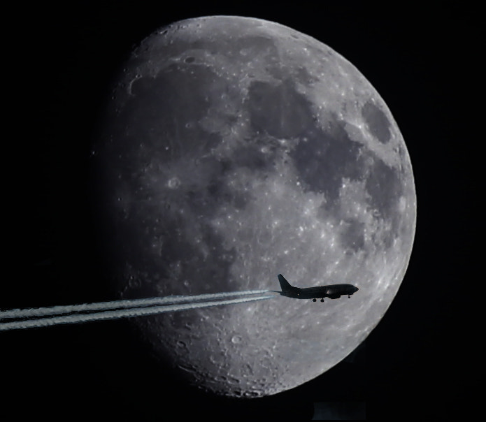 Canon EF 70-200mm F2.8L IS II USM sample photo. Moon photography