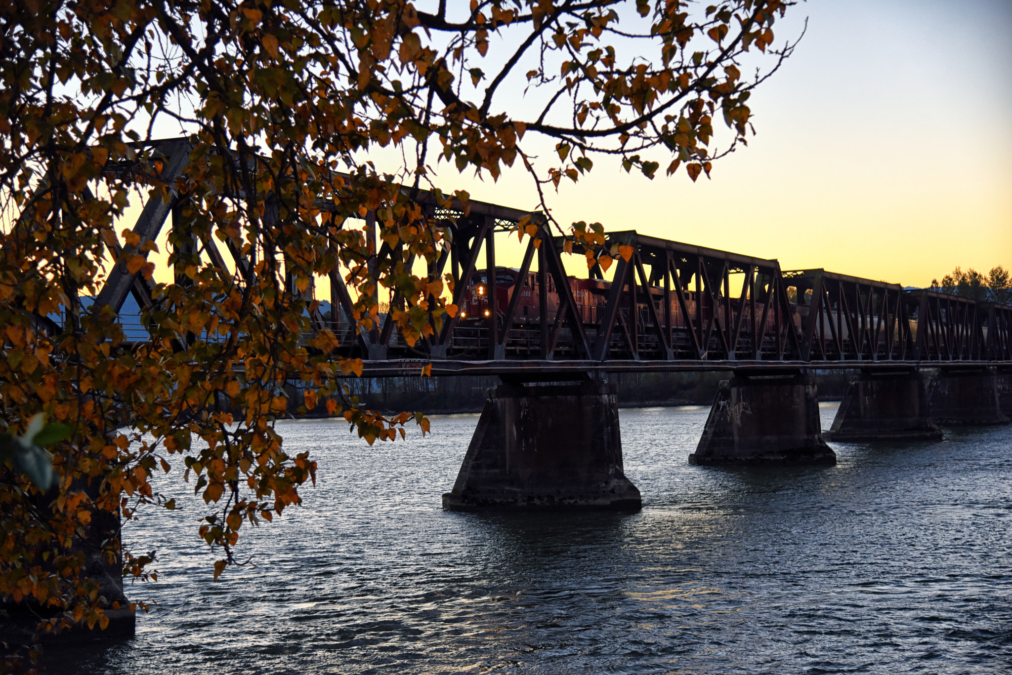 Nikon D750 + AF Zoom-Nikkor 75-240mm f/4.5-5.6D sample photo. Train bridge photography