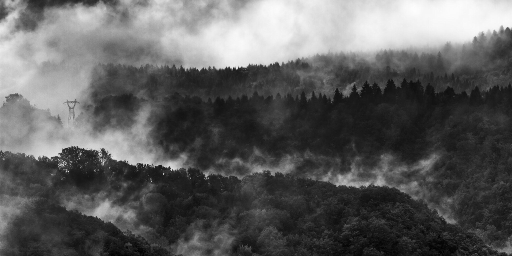 Canon EOS 7D + Sigma 50-200mm F4-5.6 DC OS HSM sample photo. Misty mountains photography