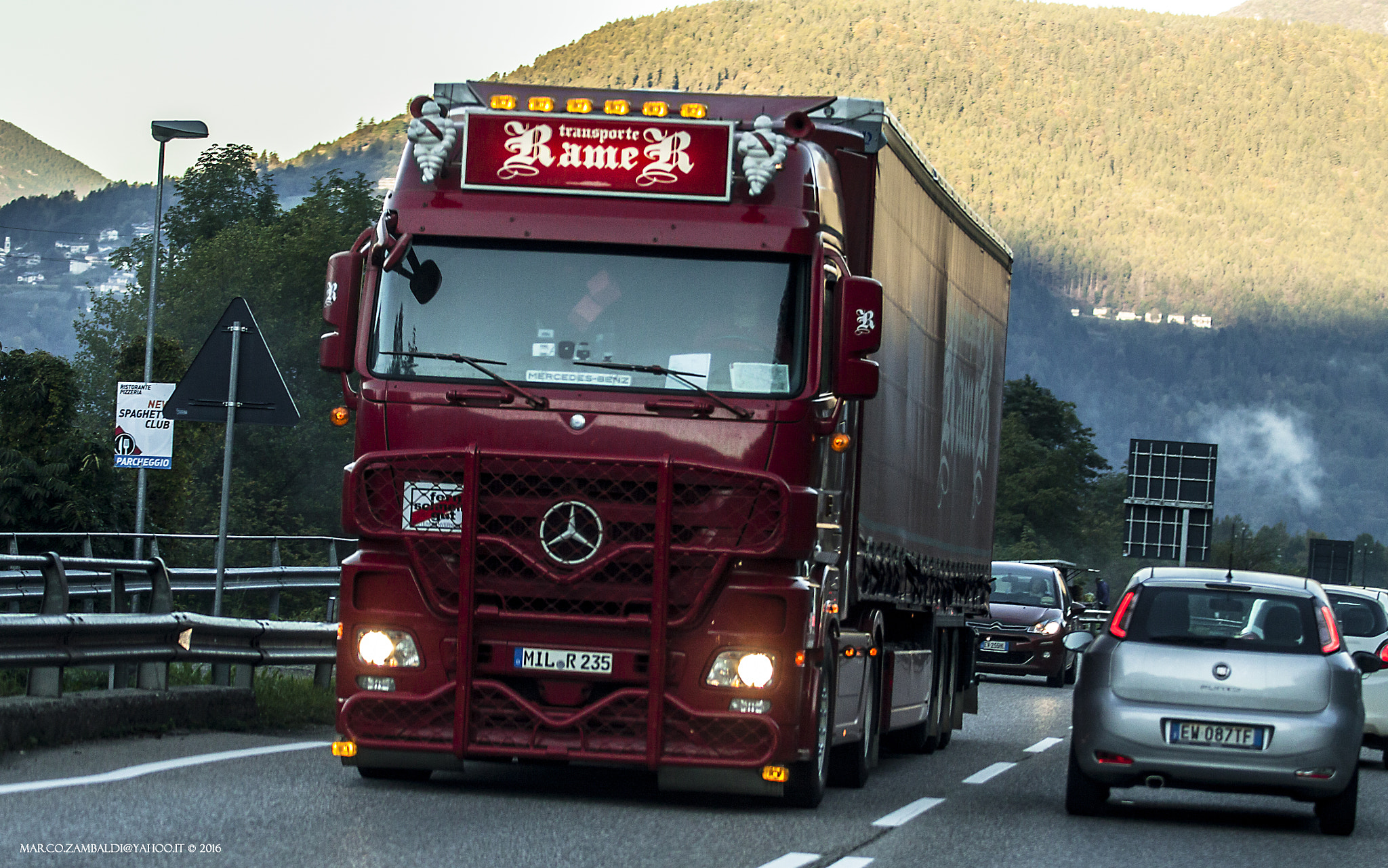 Canon EOS 50D + Canon EF 80-200mm f/2.8L sample photo. Mercedes actros by ramer photography