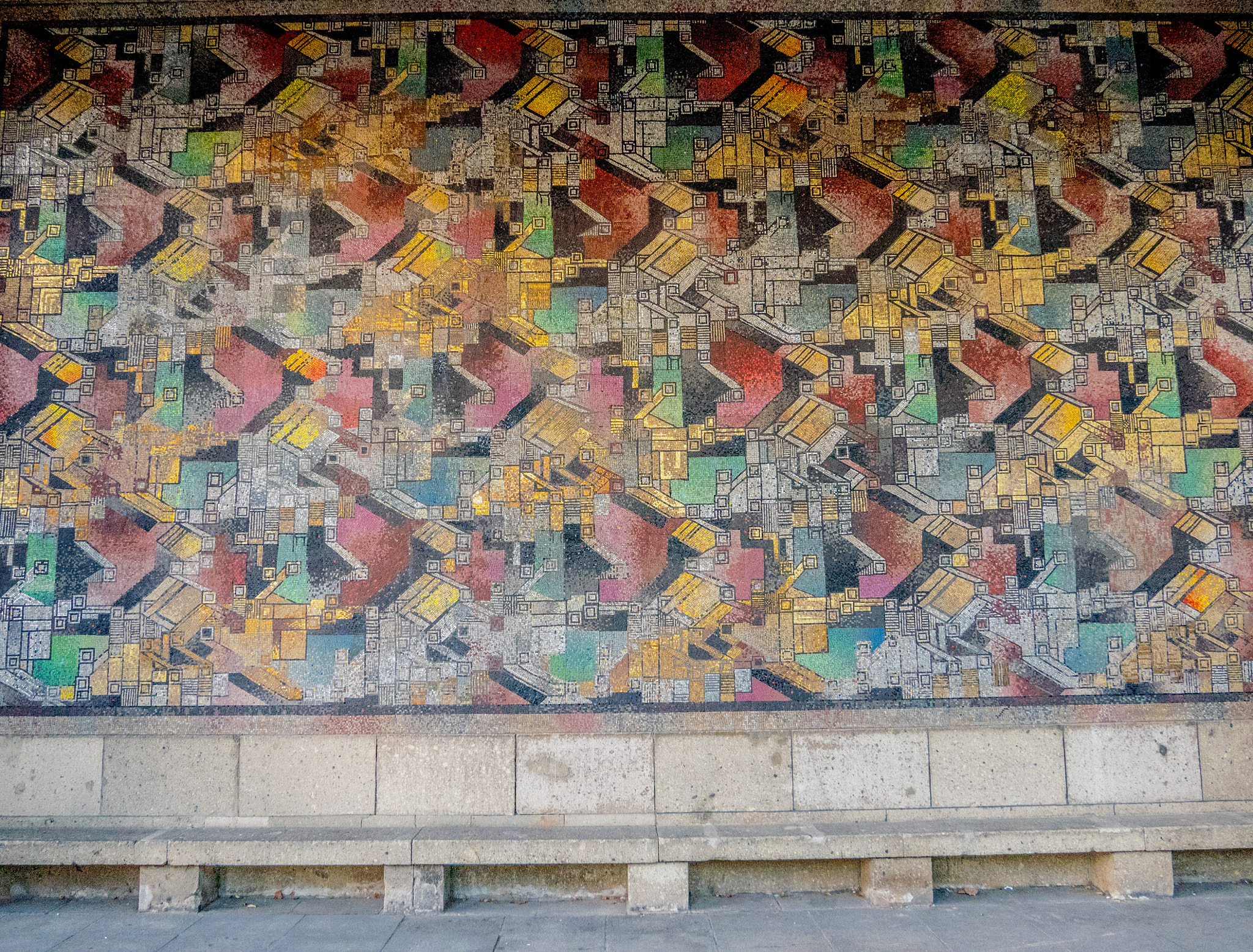 LUMIX G VARIO PZ 14-42/F3.5-5.6 sample photo. Marvelous mosaic photography