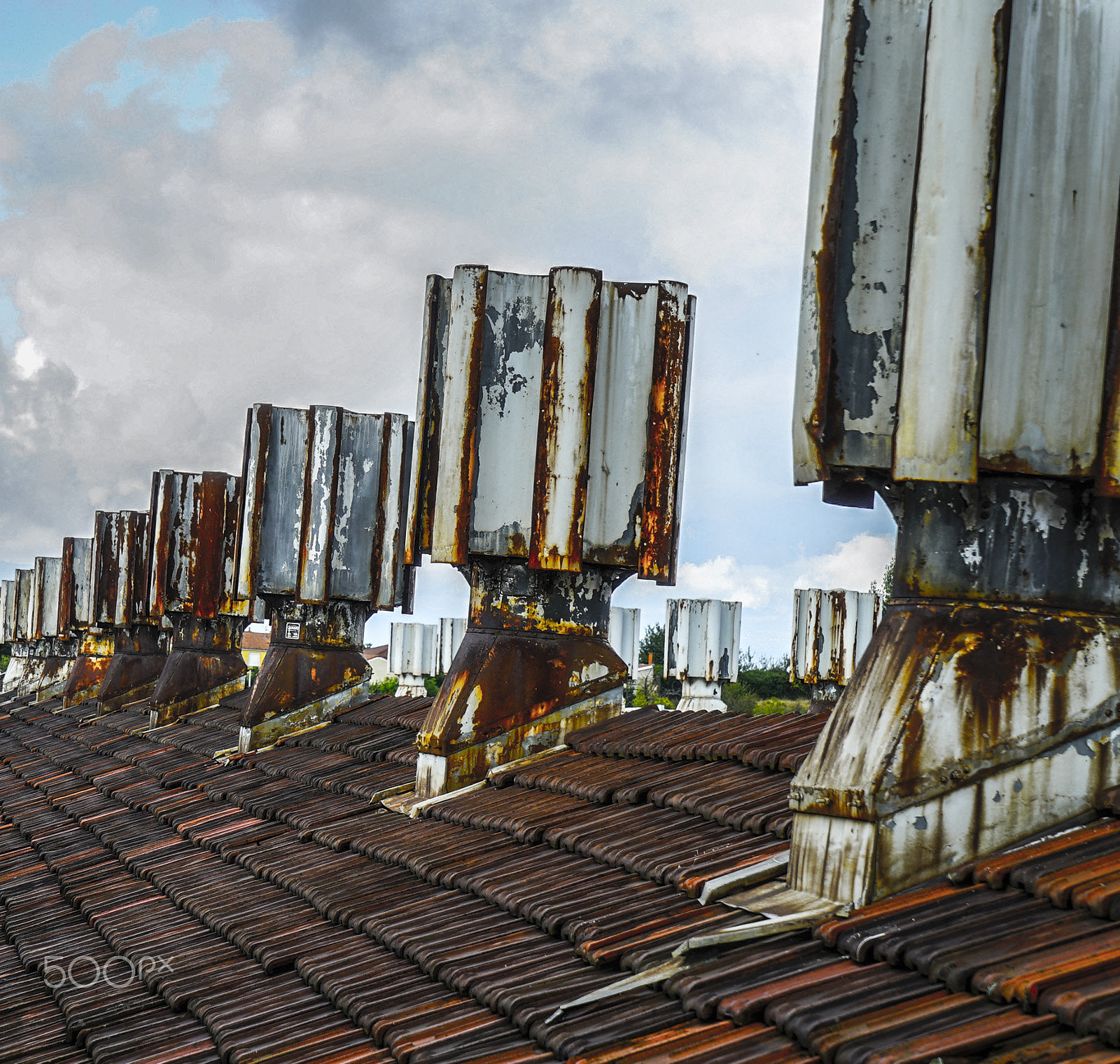Sony a7S II + Sony Vario Tessar T* FE 24-70mm F4 ZA OSS sample photo. Cheminee industriel photography
