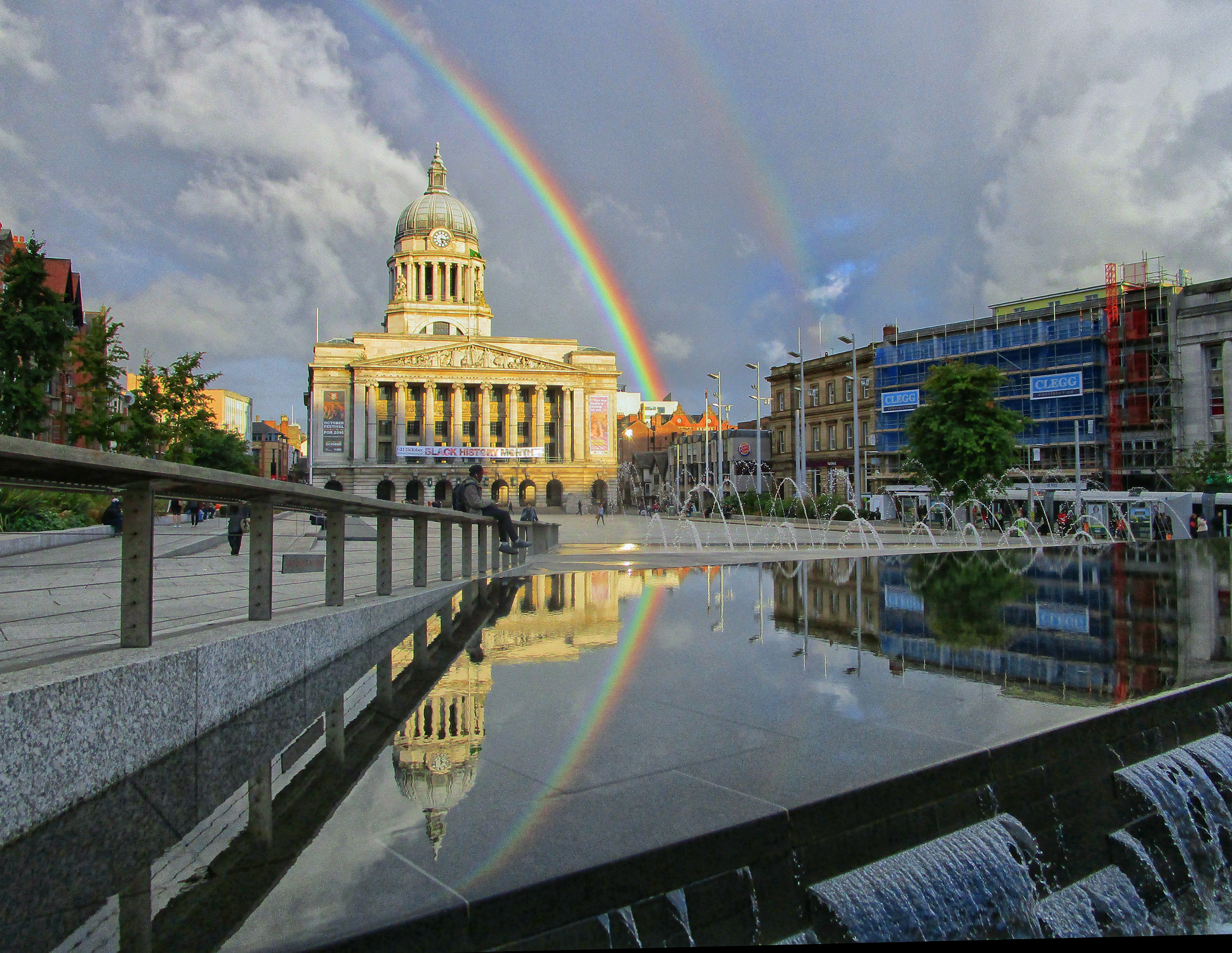 Canon PowerShot ELPH 190 IS (IXUS 180 / IXY 190) sample photo. Nottingham rainbow photography