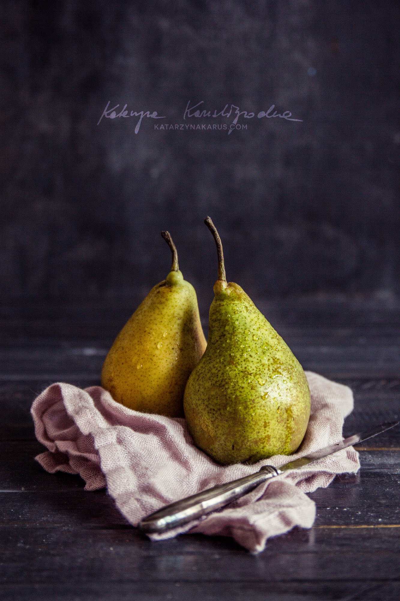 Canon EOS 60D + Sigma 18-50mm f/2.8 Macro sample photo. Autumn fruits - pears photography