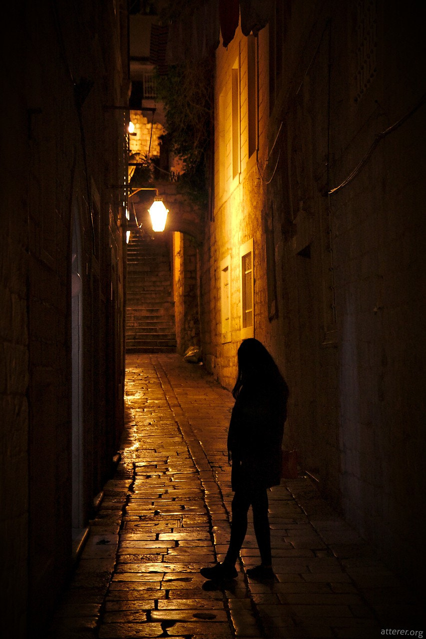 Canon EOS 450D (EOS Rebel XSi / EOS Kiss X2) sample photo. Dubrovnik night street photography