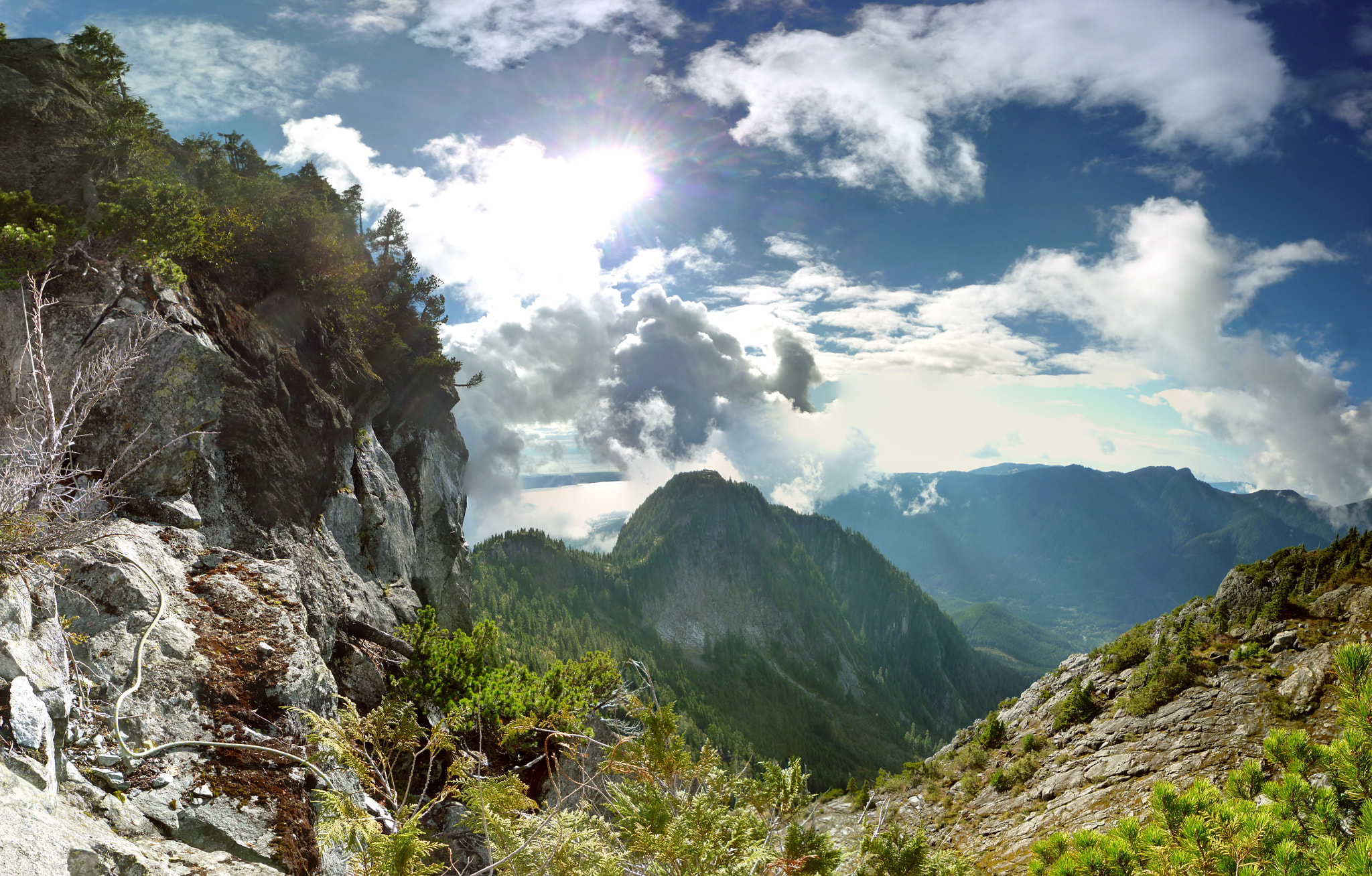 Panasonic DMC-FS15 sample photo. Sunny day in the mountains photography