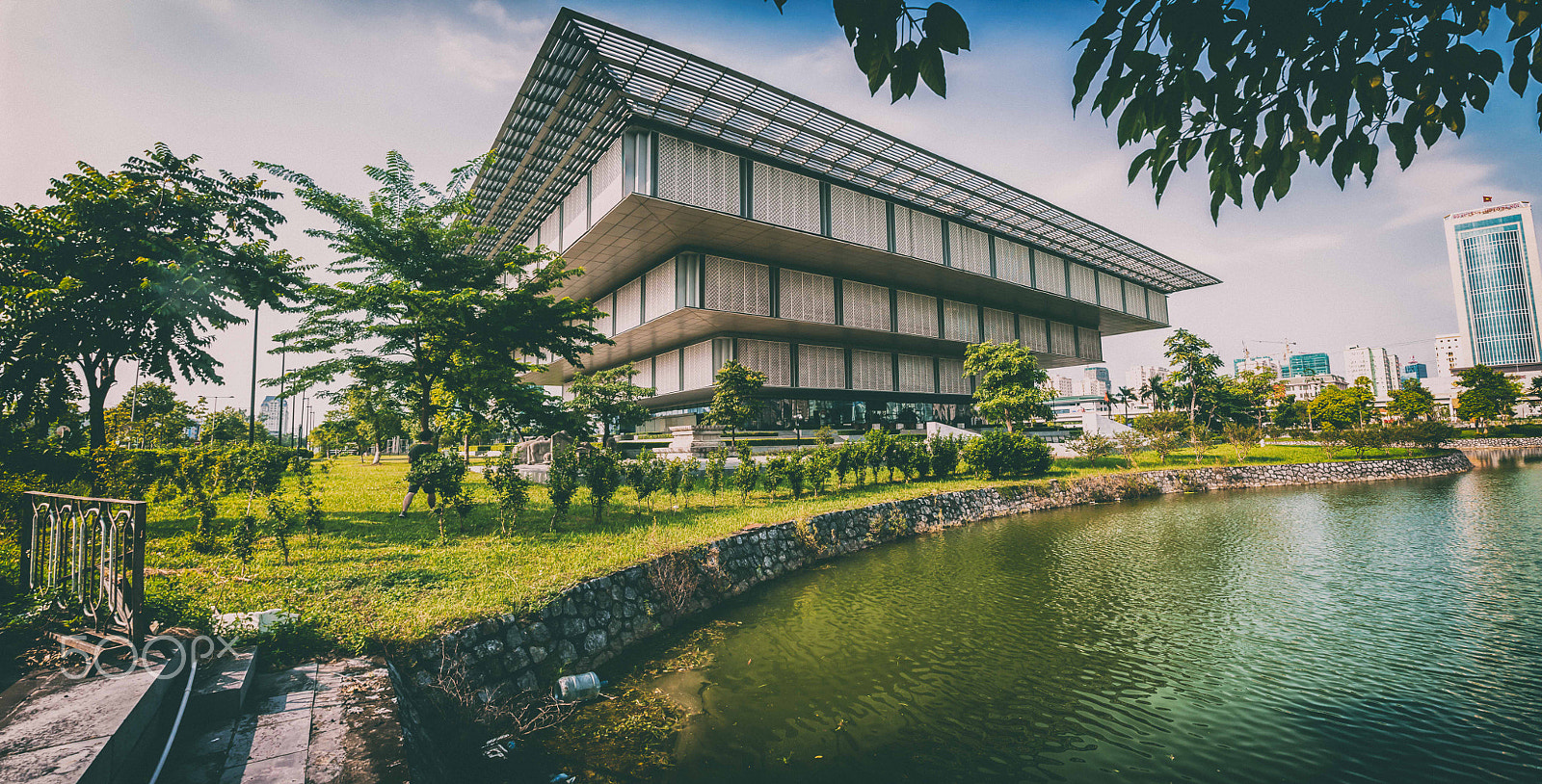 Nikon D90 + Sigma 18-200mm F3.5-6.3 DC sample photo. Hanoi museum photography