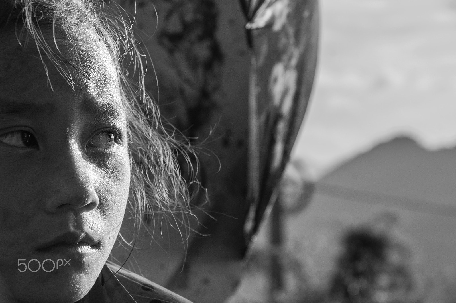 Nikon D90 + Sigma 18-200mm F3.5-6.3 DC sample photo. A girl on ha giang photography