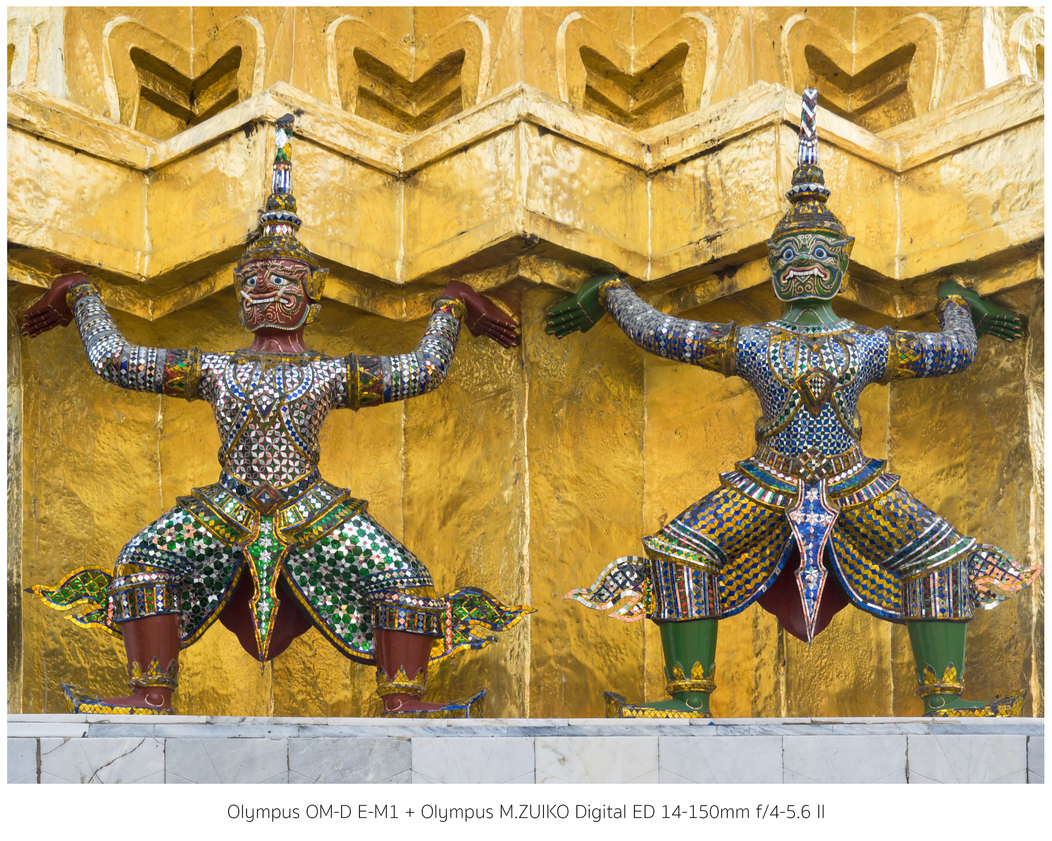 OLYMPUS M.14-150mm F4.0-5.6 II sample photo. Wat phra kaew photography