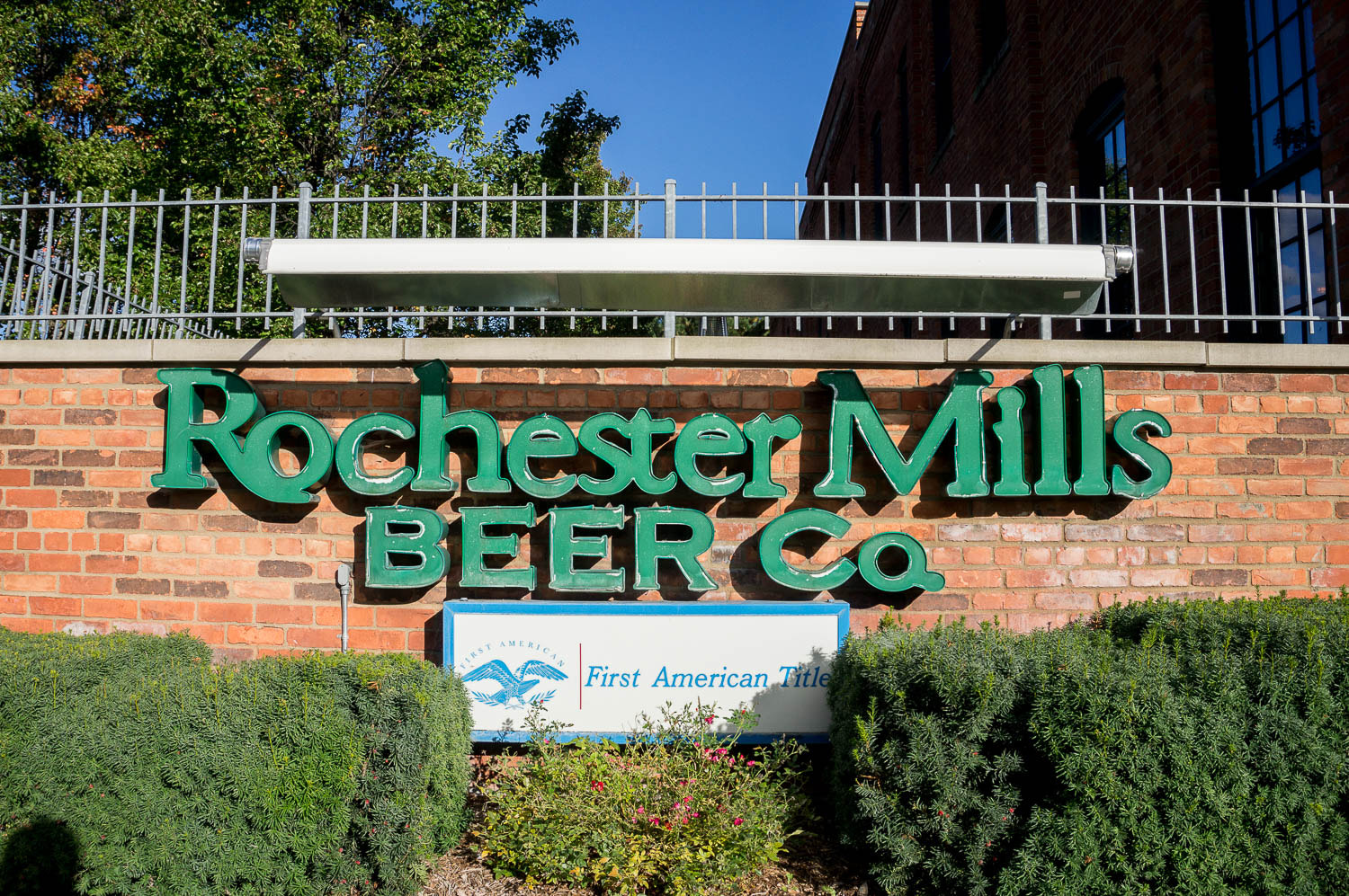Sony Alpha NEX-F3 sample photo. Rochester mills beer co. photography