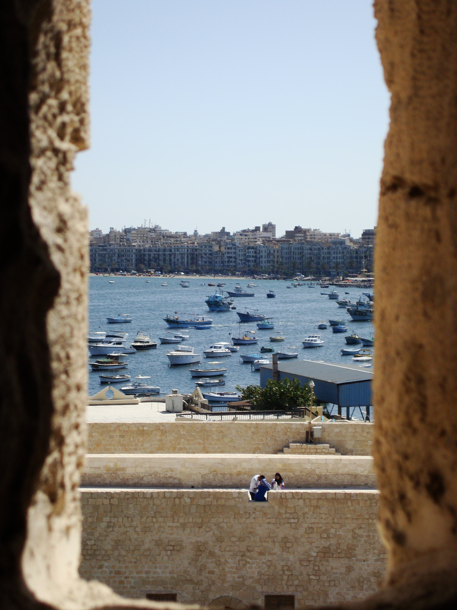 Sony DSC-W80 sample photo. Qaitbey fort, alexandria, egypt photography
