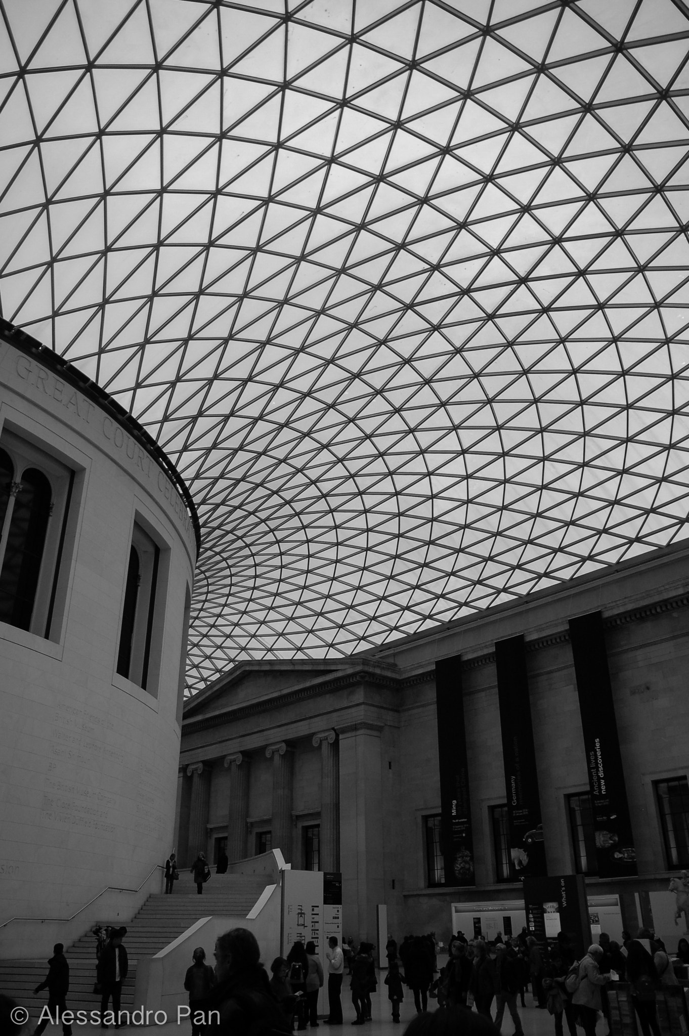 Nikon D50 sample photo. British museum's foyer photography
