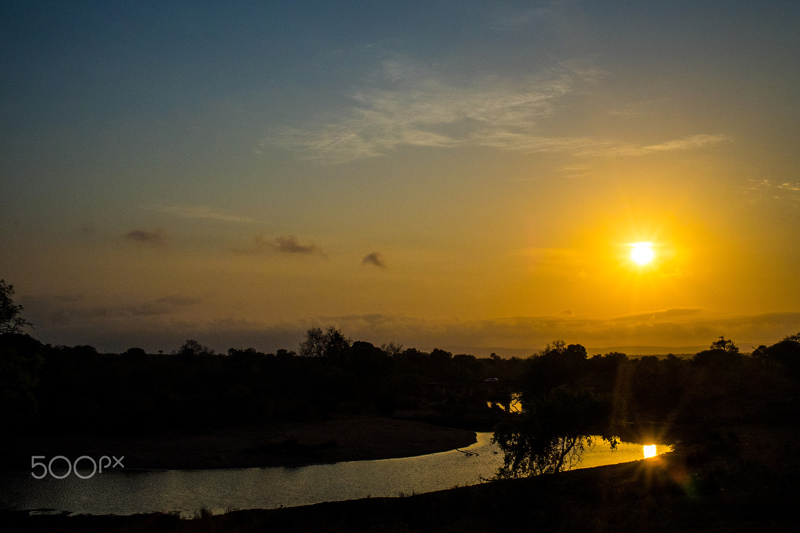Olympus OM-D E-M1 + Olympus M.Zuiko Digital 17mm F1.8 sample photo. Kruger sunset photography