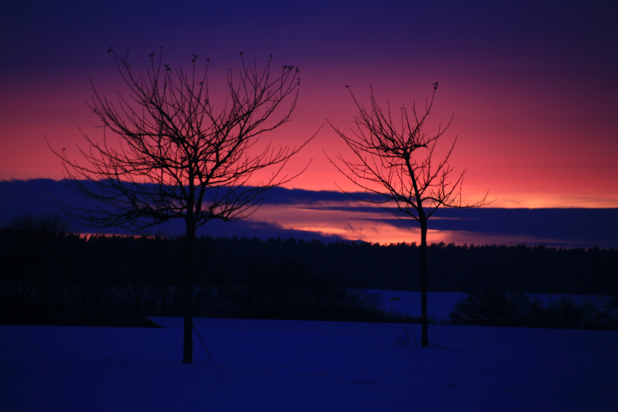 Canon EOS 650D (EOS Rebel T4i / EOS Kiss X6i) sample photo. Sonnenuntergang in fleesensee photography