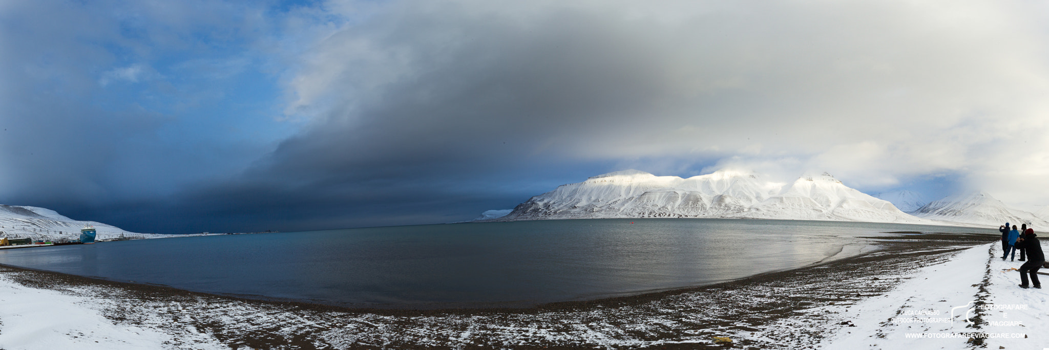 Canon EOS-1D Mark IV + Canon EF 16-35mm F2.8L USM sample photo. Svalbard ottobre pano modifica photography