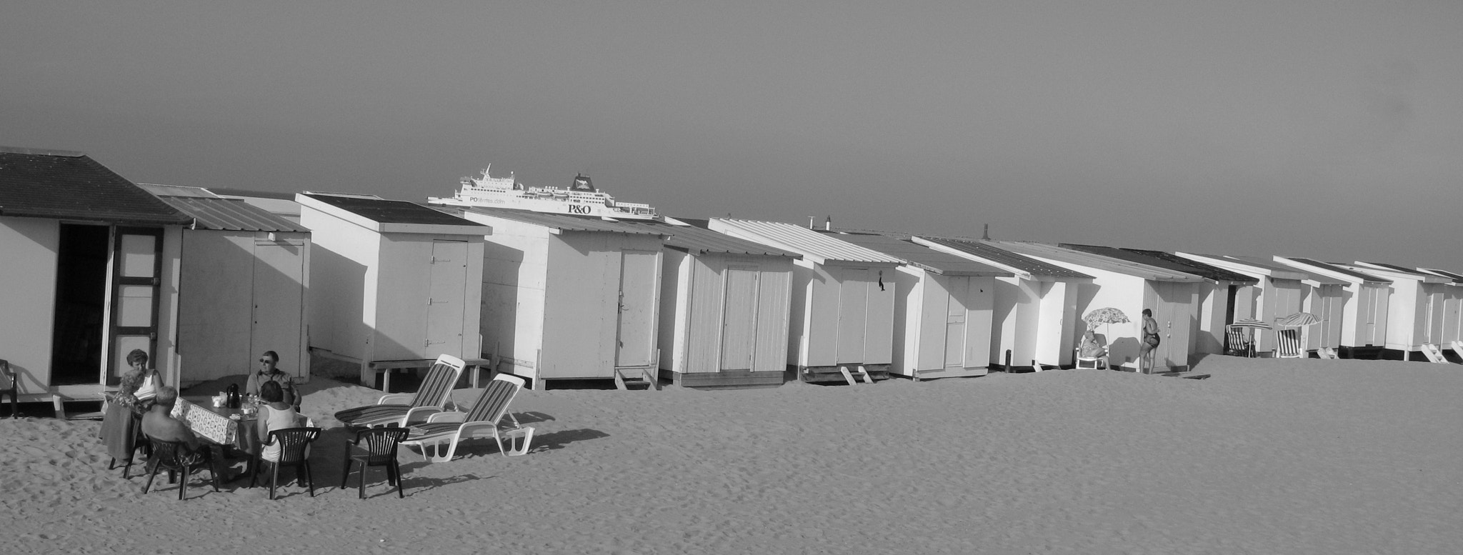 Canon POWERSHOT G7 sample photo. Plage calais nb photography