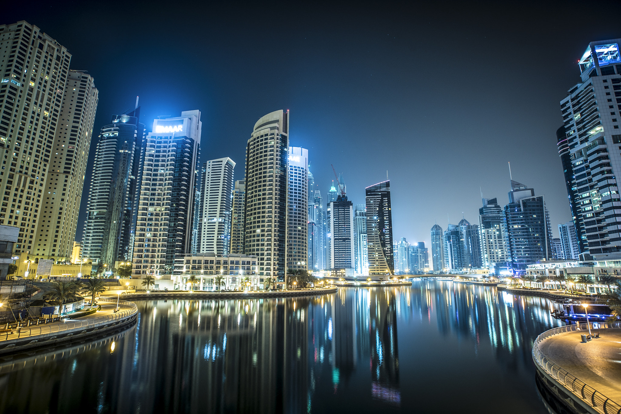 Sony a7S + Sony DT 50mm F1.8 SAM sample photo. Dubai marina photography