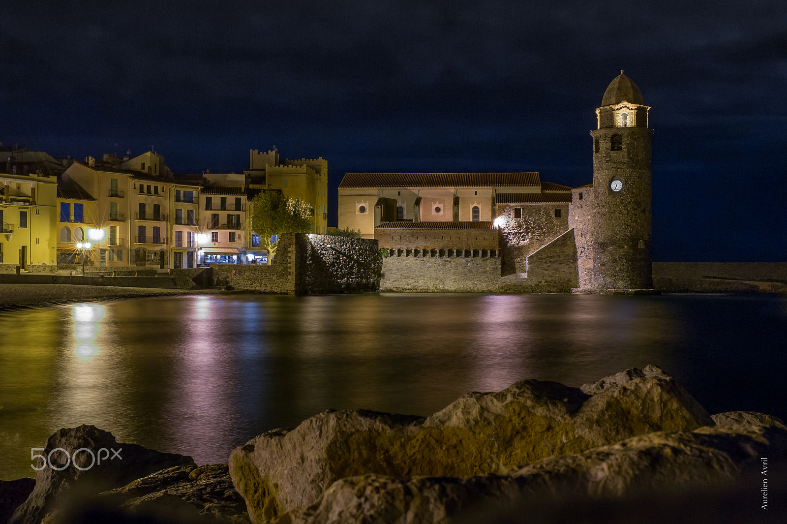 Nikon D3S + Nikon AF-S Nikkor 35mm F1.4G sample photo. Collioure photography