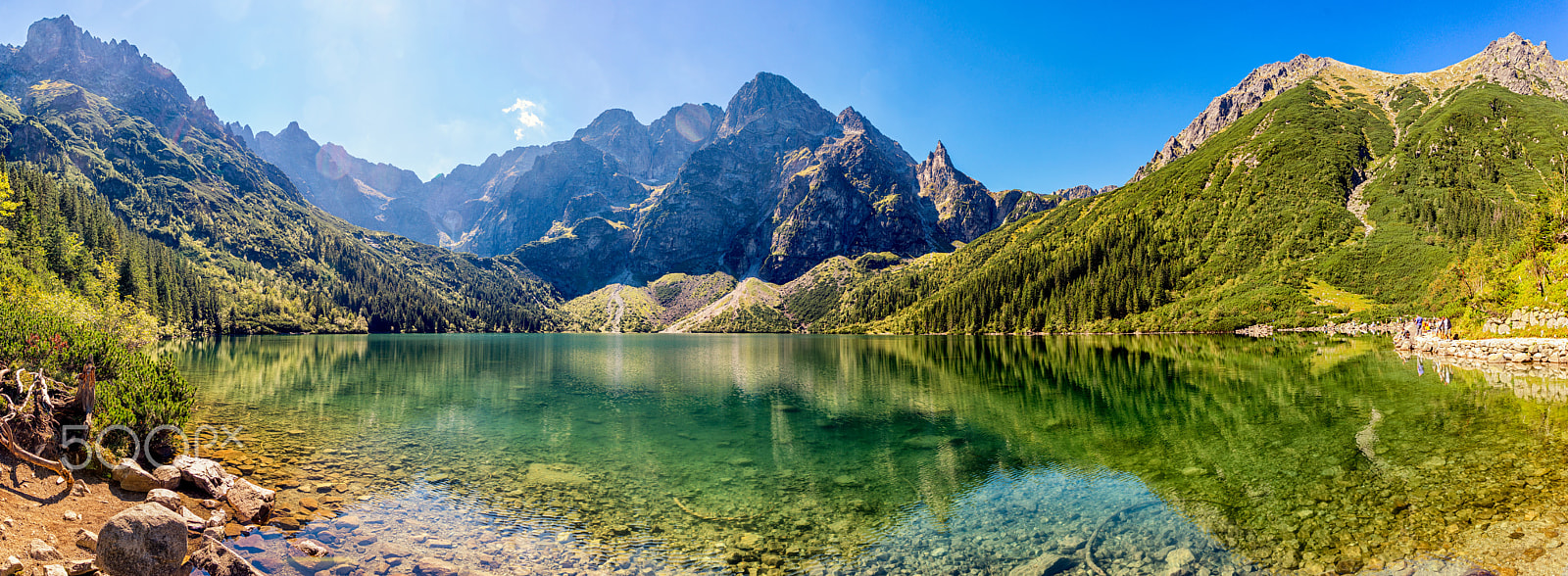 Sigma 17-50mm F2.8 EX DC HSM sample photo. Panorama of morskie oko photography