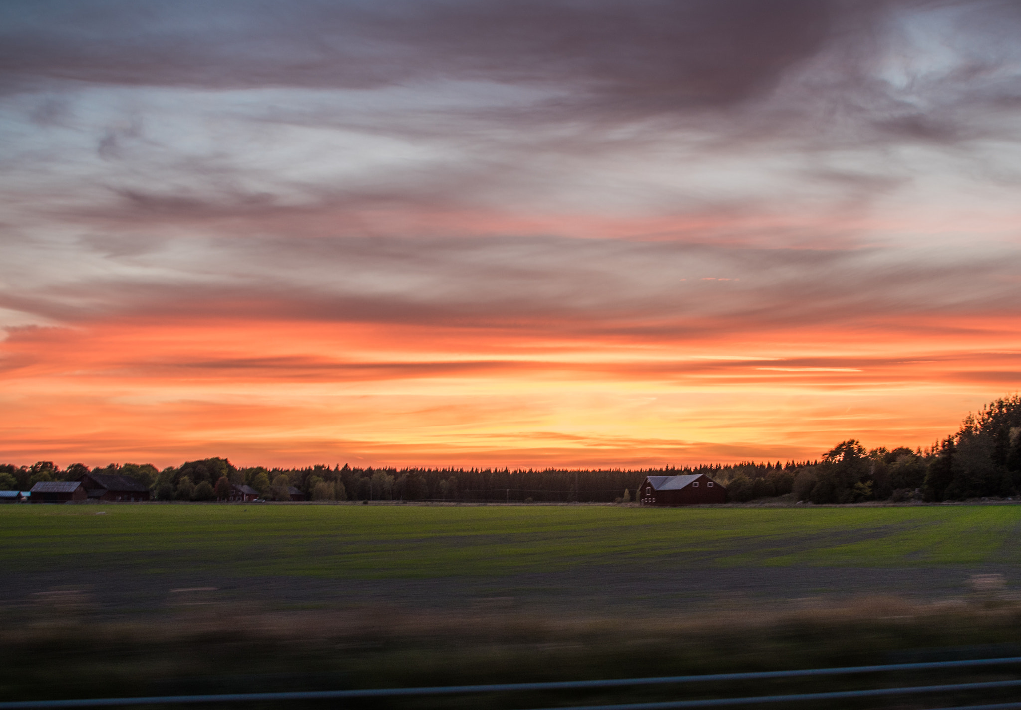 Panasonic Lumix DMC-GH4 sample photo. Red sunset photography