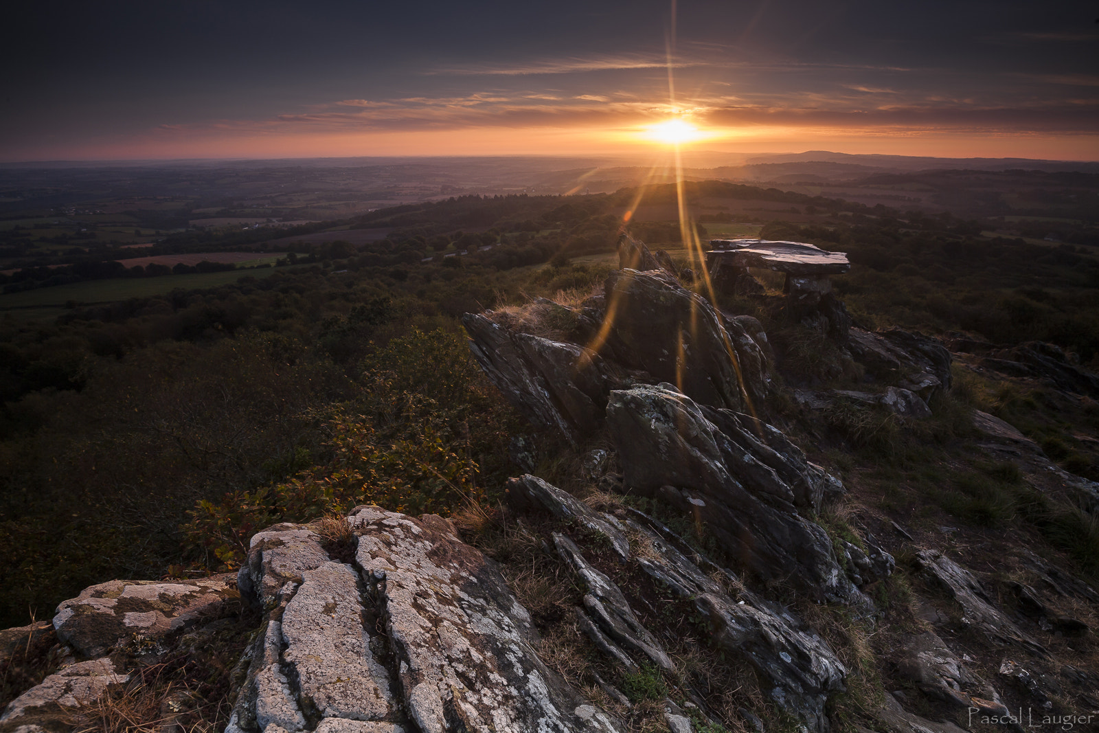 Canon EOS 5D sample photo. Karreg an tan sunrise photography